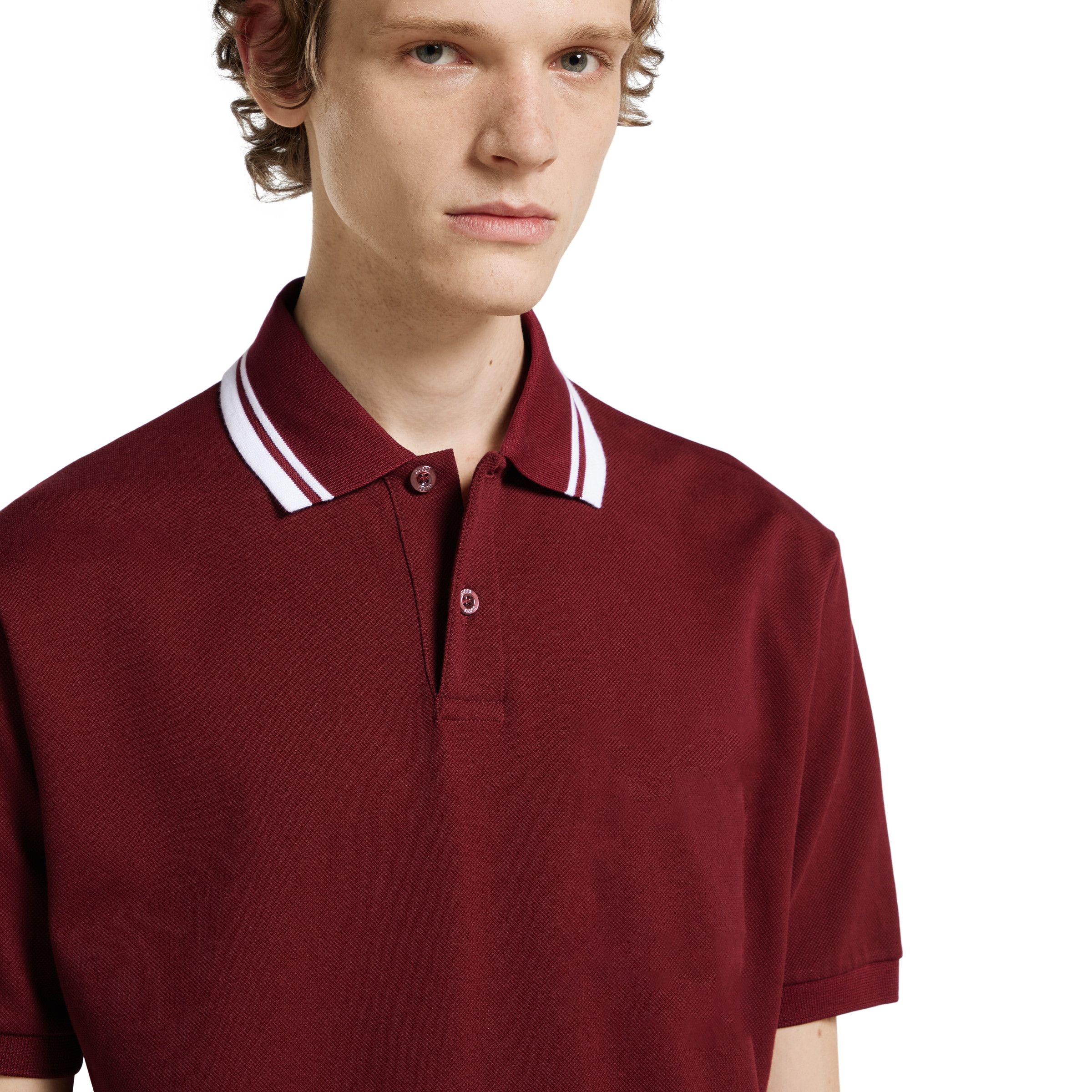 Designer Red Polo Shirt – Men’s Classic Short Sleeve Polo Size US S / EU 44-46 / 1 - 4 Thumbnail