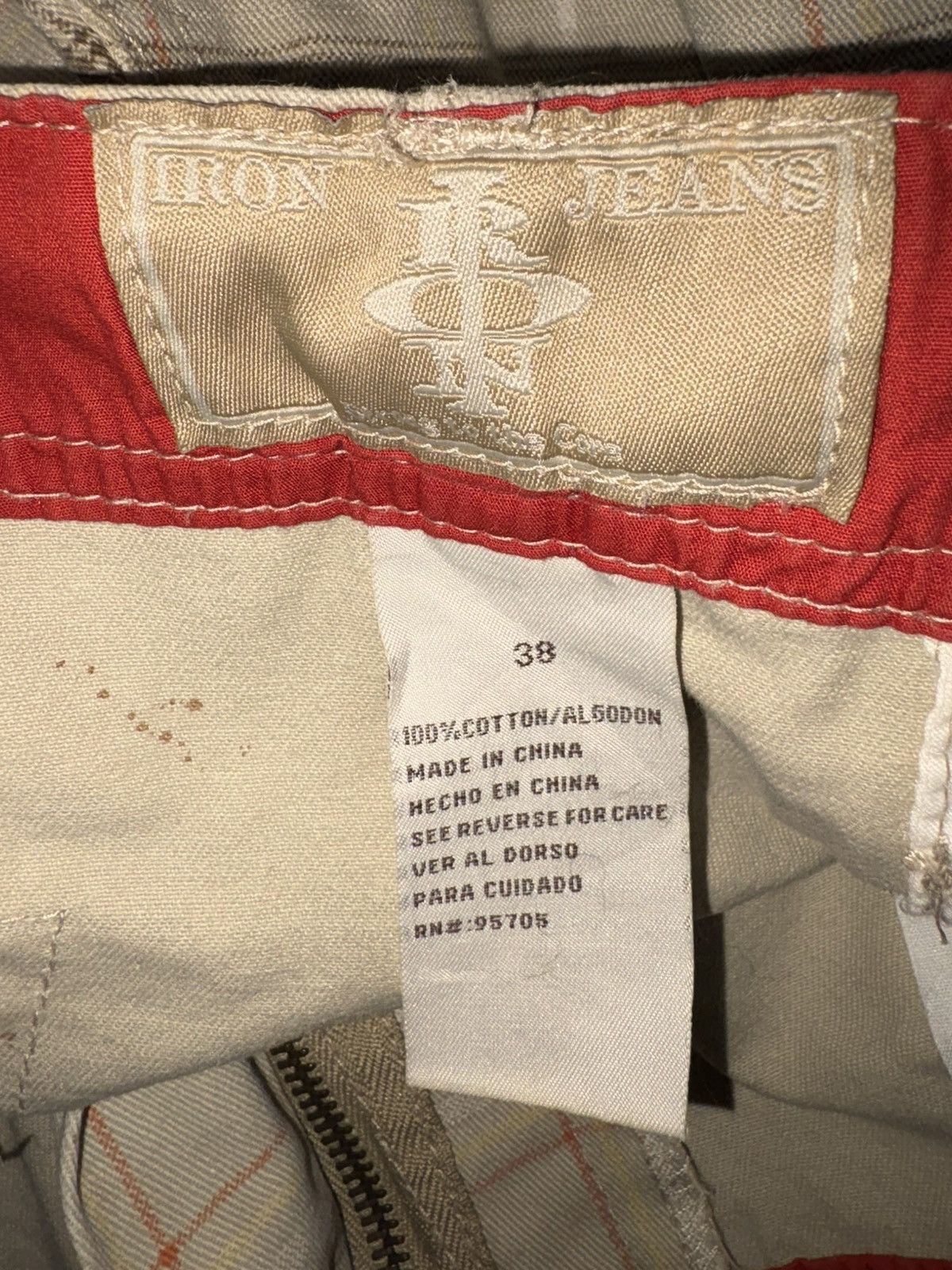 Japanese Brand VTG Y2K Iron Jeans Plaid Cargo Shorts Oversized Baggy Fit Size US 38 / EU 54 - 7 Thumbnail