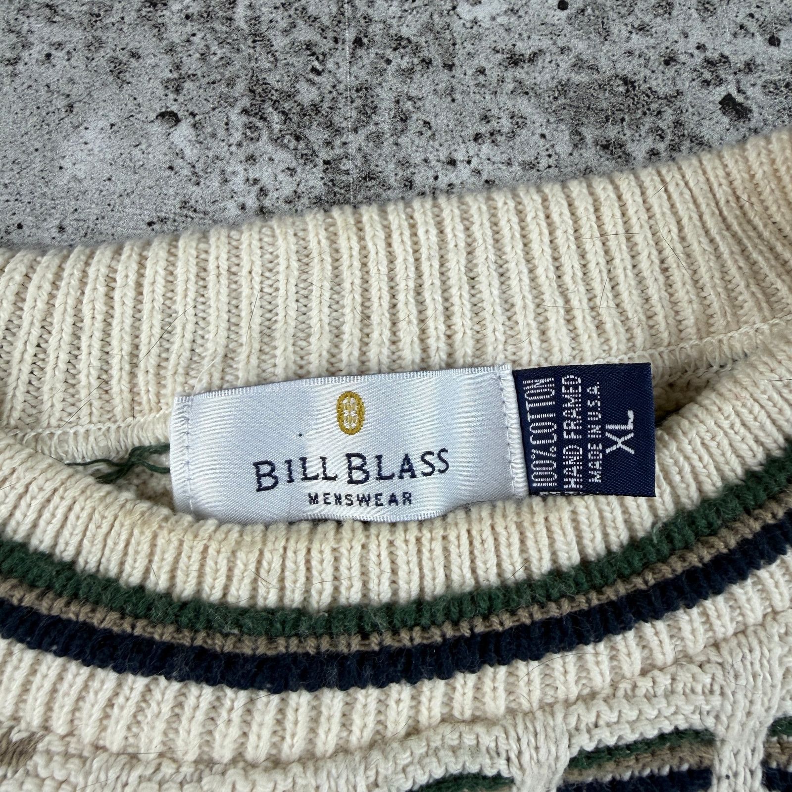 Bill Blass Vintage Sweater by Bill Blass size XL USA Made 100% Cotton Size US XL / EU 56 / 4 - 2 Thumbnail