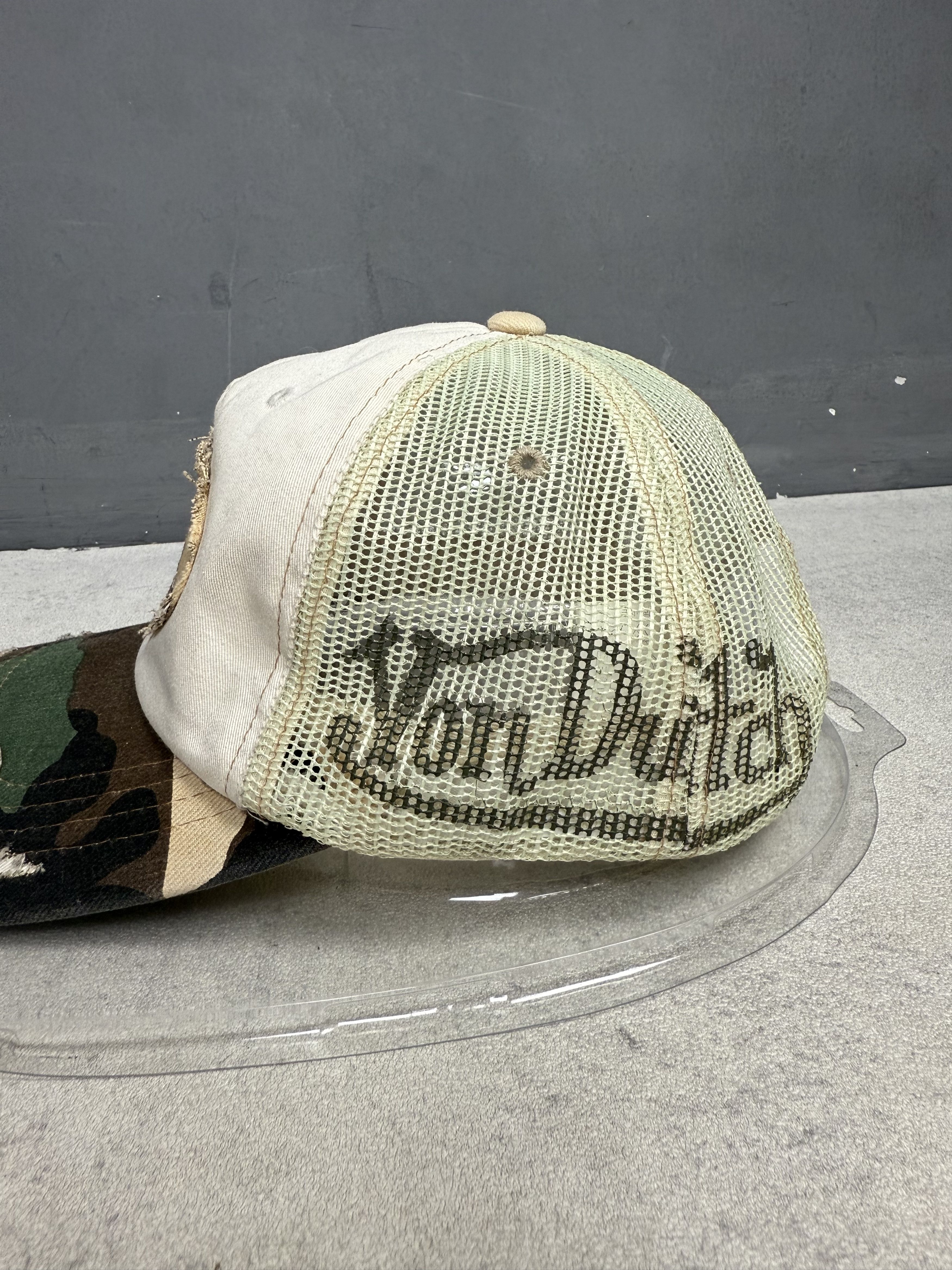 Von Dutch Von Dutch Trucker Hat Cap Camo Distressed Size ONE SIZE - 3 Thumbnail