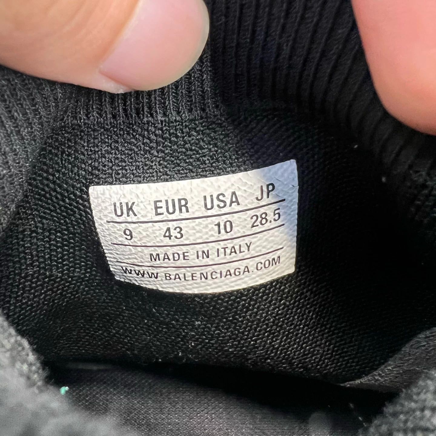 Balenciaga Balenciaga 3XL Sock Sneaker Black 43 Size US 10 / EU 43 - 7 Thumbnail