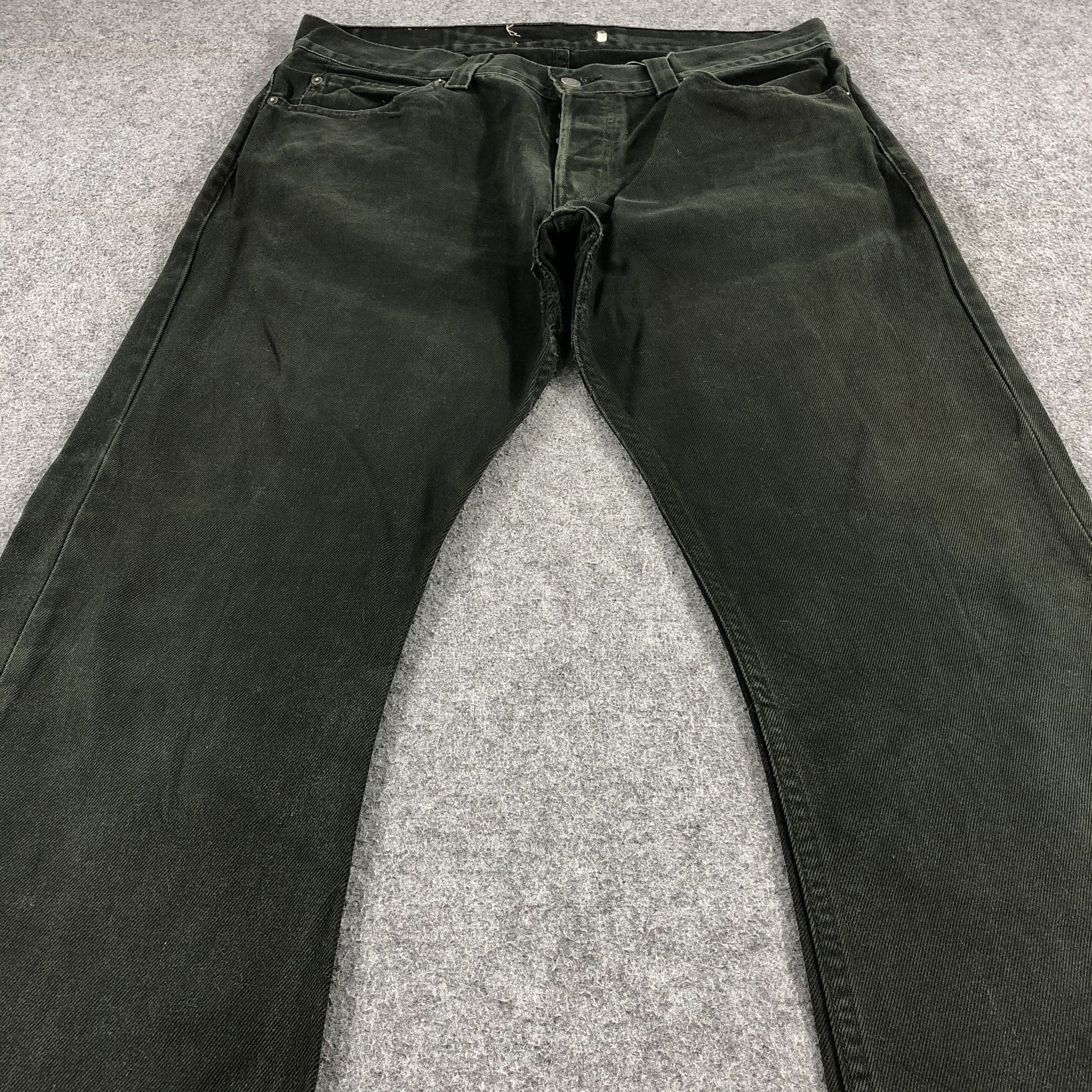 Levi's Vintage Distress Levis 501 Jeans-JM1638 Size US 38 / EU 54 - 3 Thumbnail