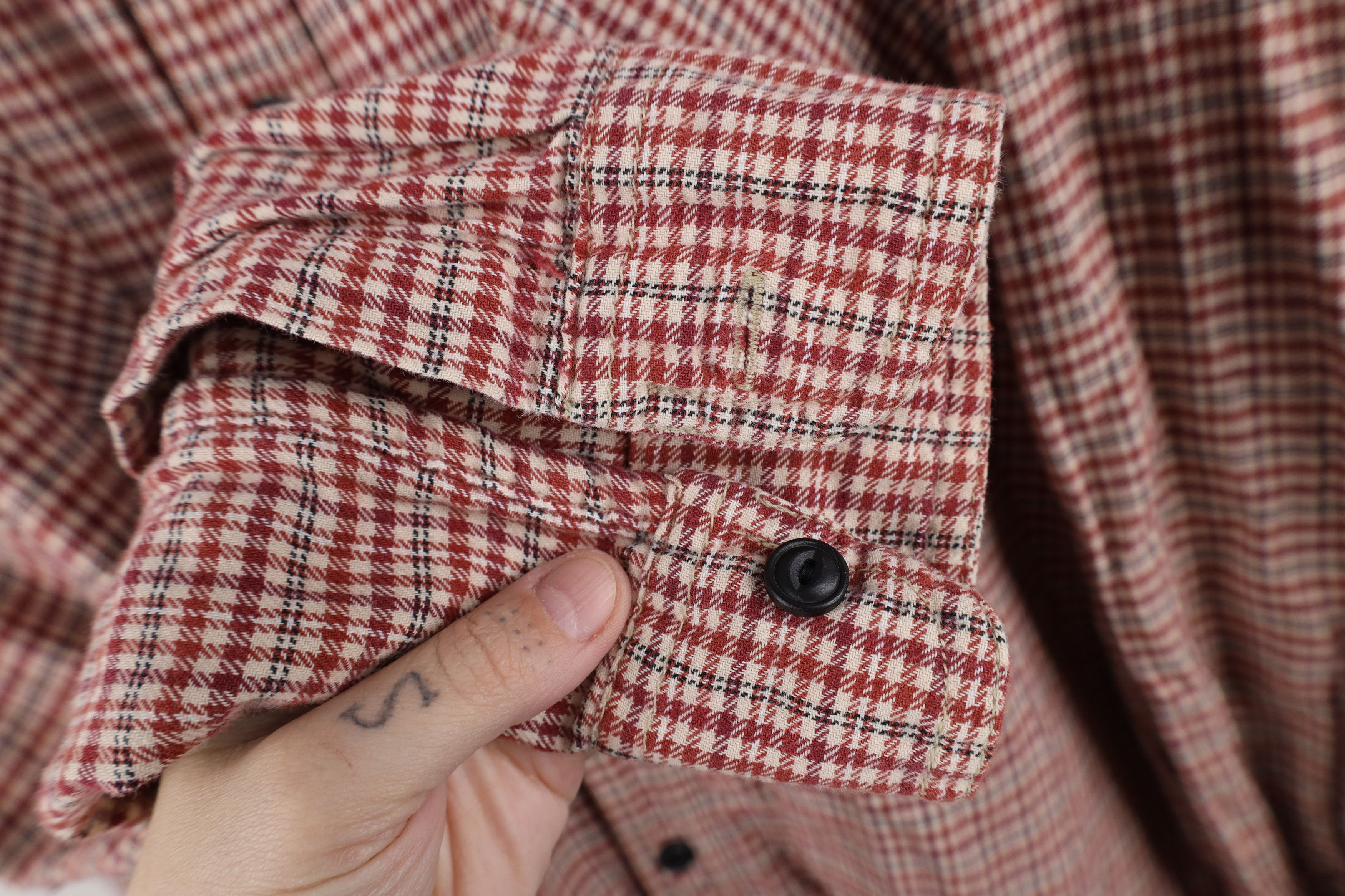 Levi's Vintage 90s Levis Baggy Flannel Collared Button Shirt Plaid Size US L / EU 52-54 / 3 - 5 Thumbnail