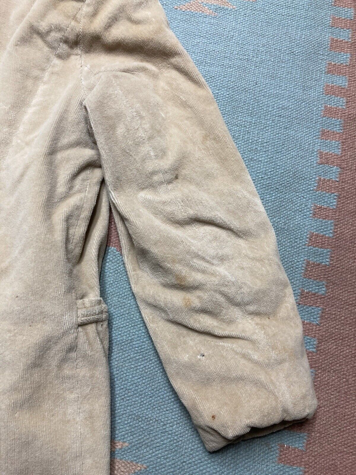 Vintage 60s corduroy jacket faux fur shawl collar penny lane women L Size L / US 10 / IT 46 - 9 Thumbnail