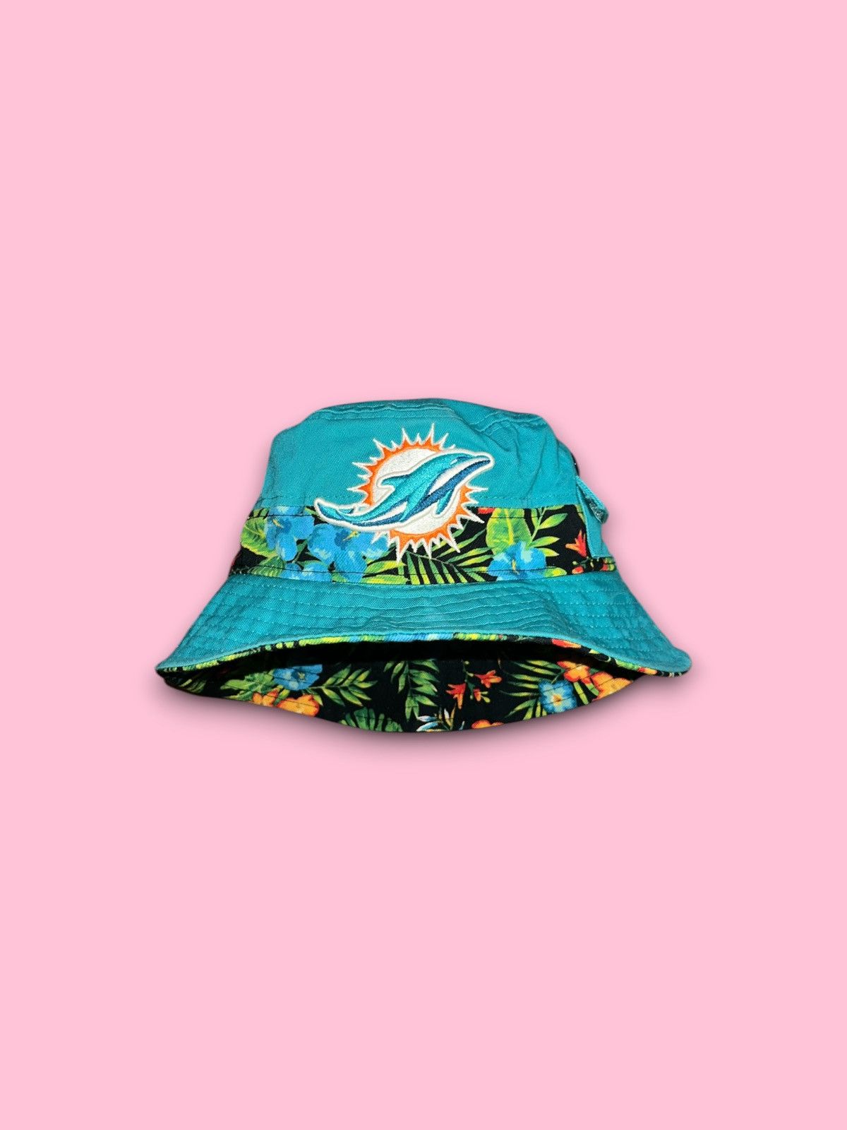 New Era Miami Dolphins NFL New Era floral print bucket hat small Size ONE SIZE - 1 Thumbnail