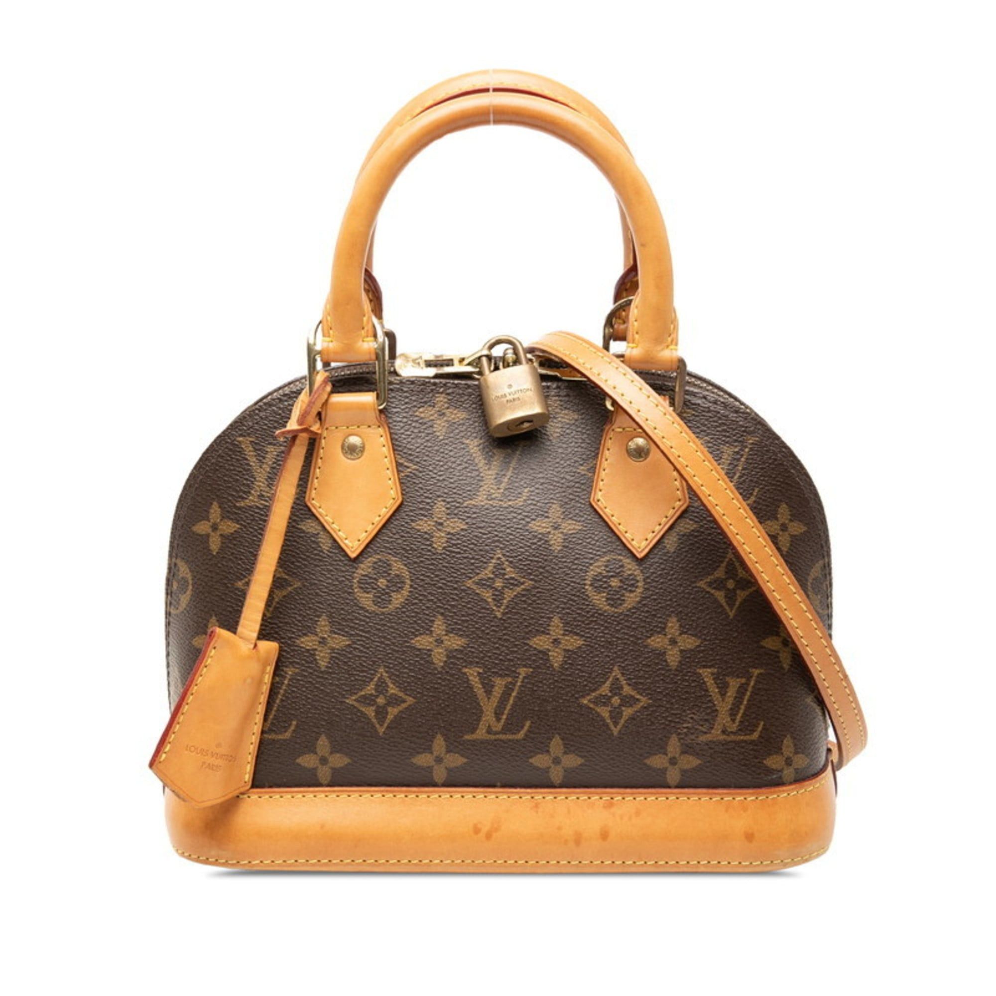 Louis Vuitton Louis Vuitton Monogram Alma BB Shoulder Bag/Handbag 2-Way M46990 Brown Leather Women's LOUIS VUITTON Size ONE SIZE - 1 Thumbnail