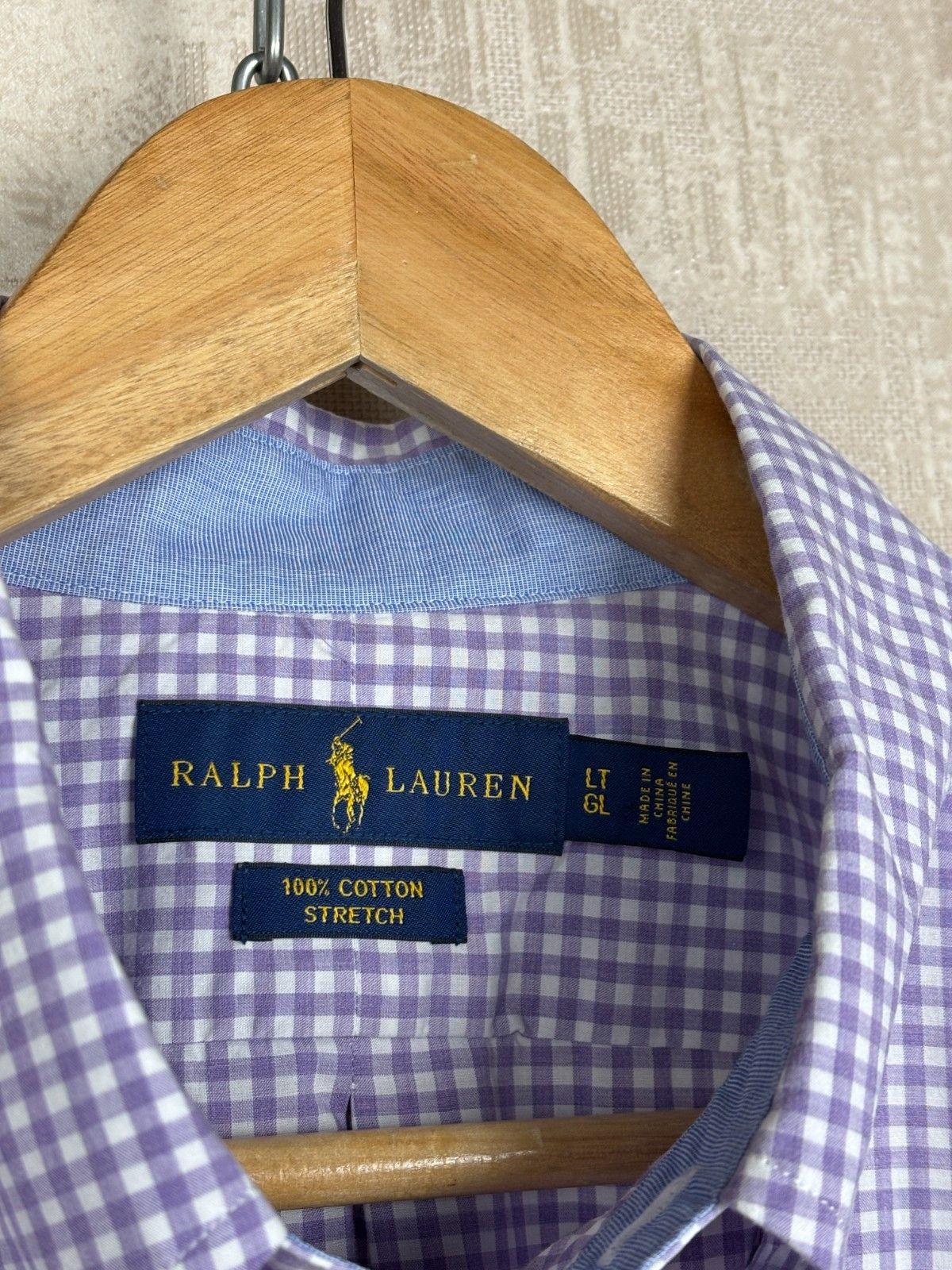 Ralph Lauren Ralph Lauren Check Long Sleeve Shirt Size Large Tall (LT) Size US L / EU 52-54 / 3 - 6 Thumbnail