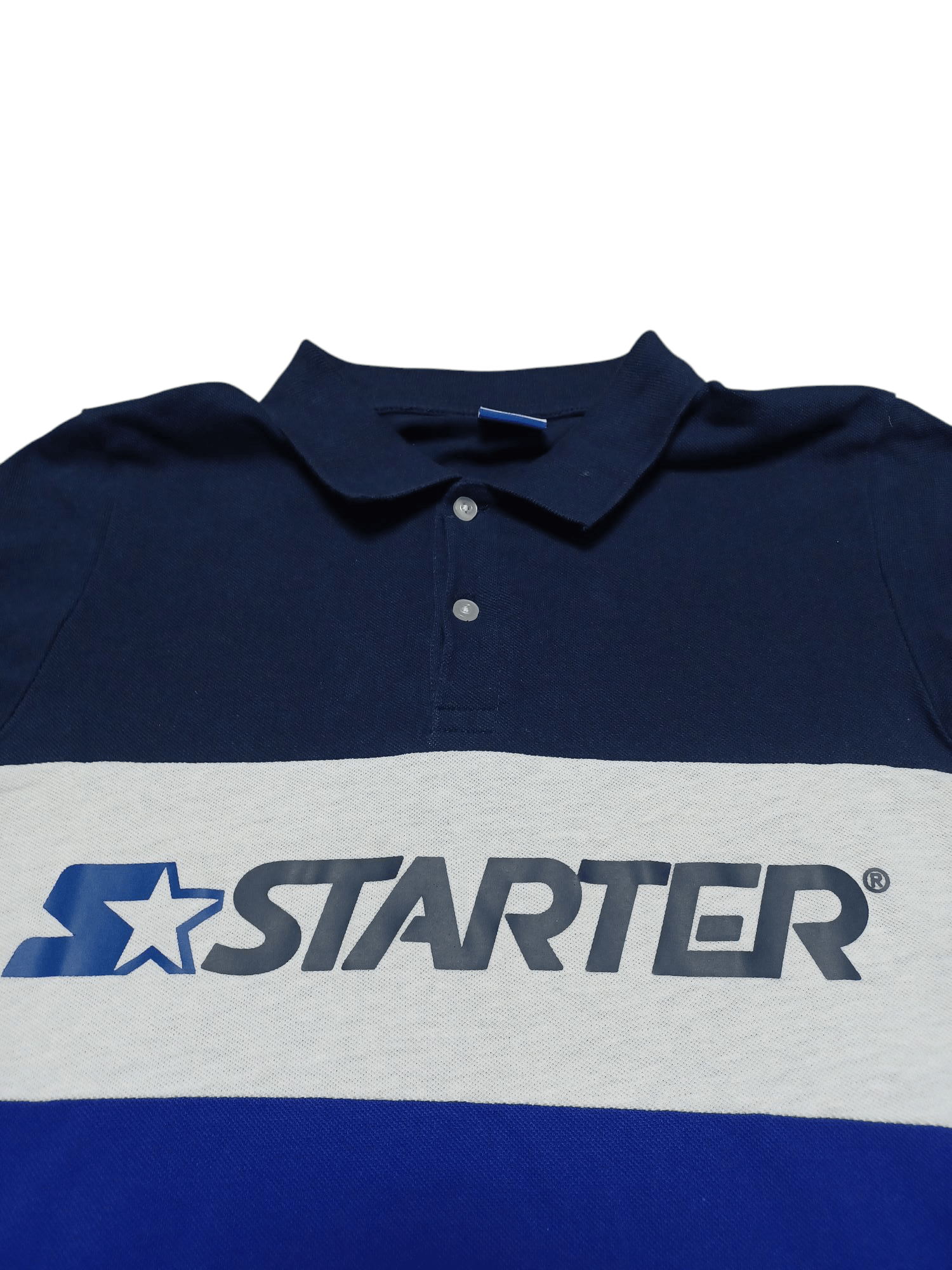Starter STARTER FIRE BIGLOGO SPORTSWEAR USA POLO SHIRT Size US M / EU 48-50 / 2 - 2 Thumbnail
