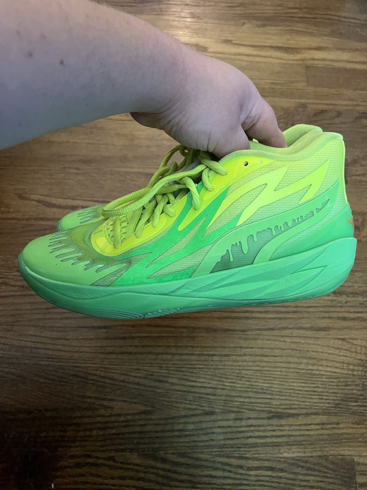 Puma Puma LeMelo Ball MB.02 Nickelodeon Slime Mens Size 10 Green Size US 10 / EU 43 - 9 Thumbnail