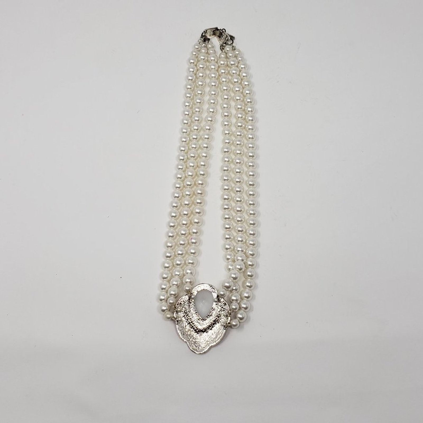 Other Faux Pearl & Enamel Layered Necklace Set Size ONE SIZE - 10 Thumbnail