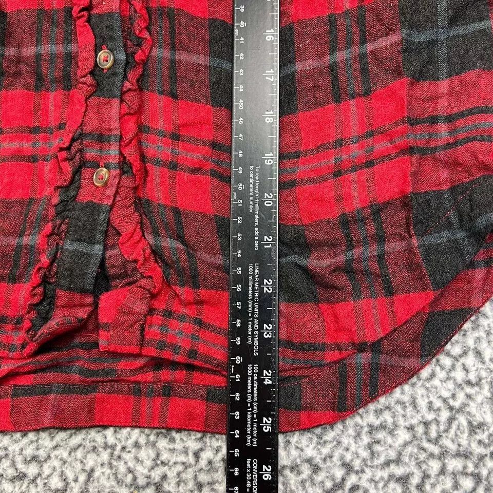 Other Soft Surroundings Shirt Women S Plaid Flannel Button Down Size S / US 4 / IT 40 - 5 Thumbnail