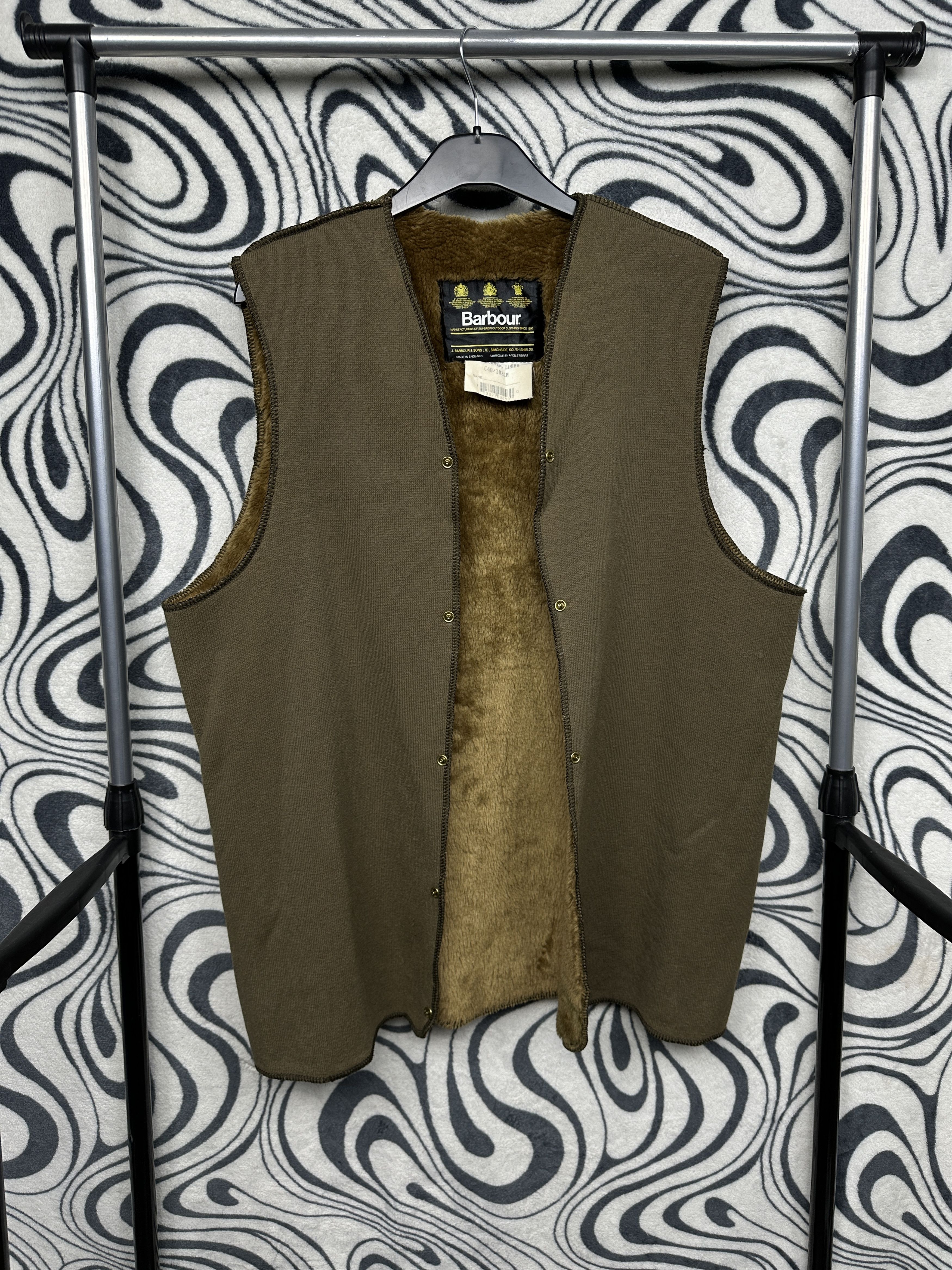Barbour Barbour 90s Vintage Pile Lining Vest Waistcoat Size US M / EU 48-50 / 2 - 1 Thumbnail