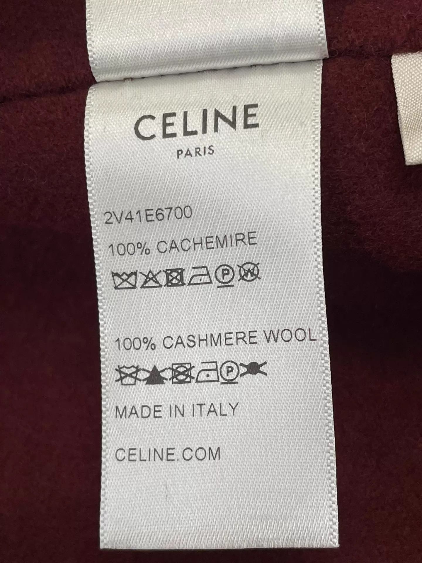 Celine Celine red gold button cashmere coat size 34 Size XXS / US 00 / IT 34 - 6 Thumbnail