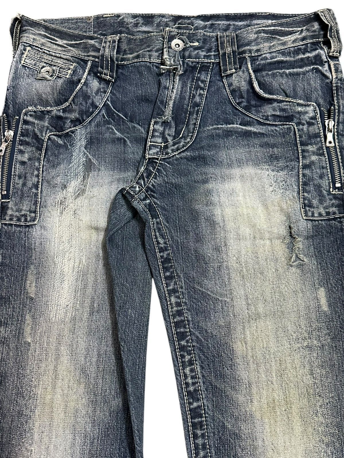 semanticdesign Vintage Japan Semantic Design Avant Garde Style Jeans Size US 32 / EU 48 - 4 Thumbnail
