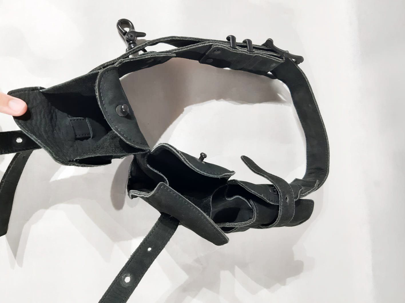 Number (N)ine Suede Leather Ammo Cargo Belt SS07 “About a Boy” Size ONE SIZE - 11 Thumbnail