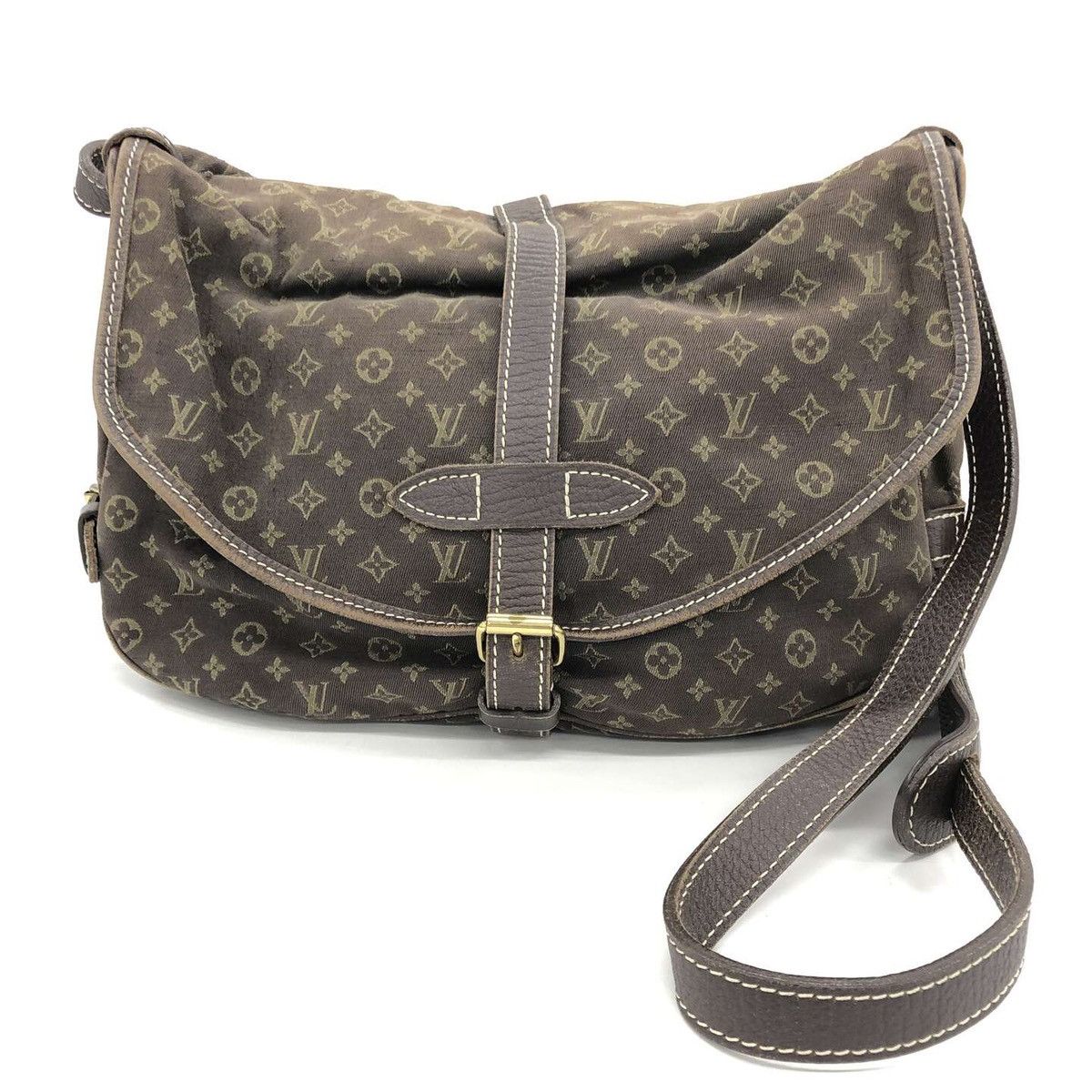 Louis Vuitton Mini Lin Saumur Crossbody Bag