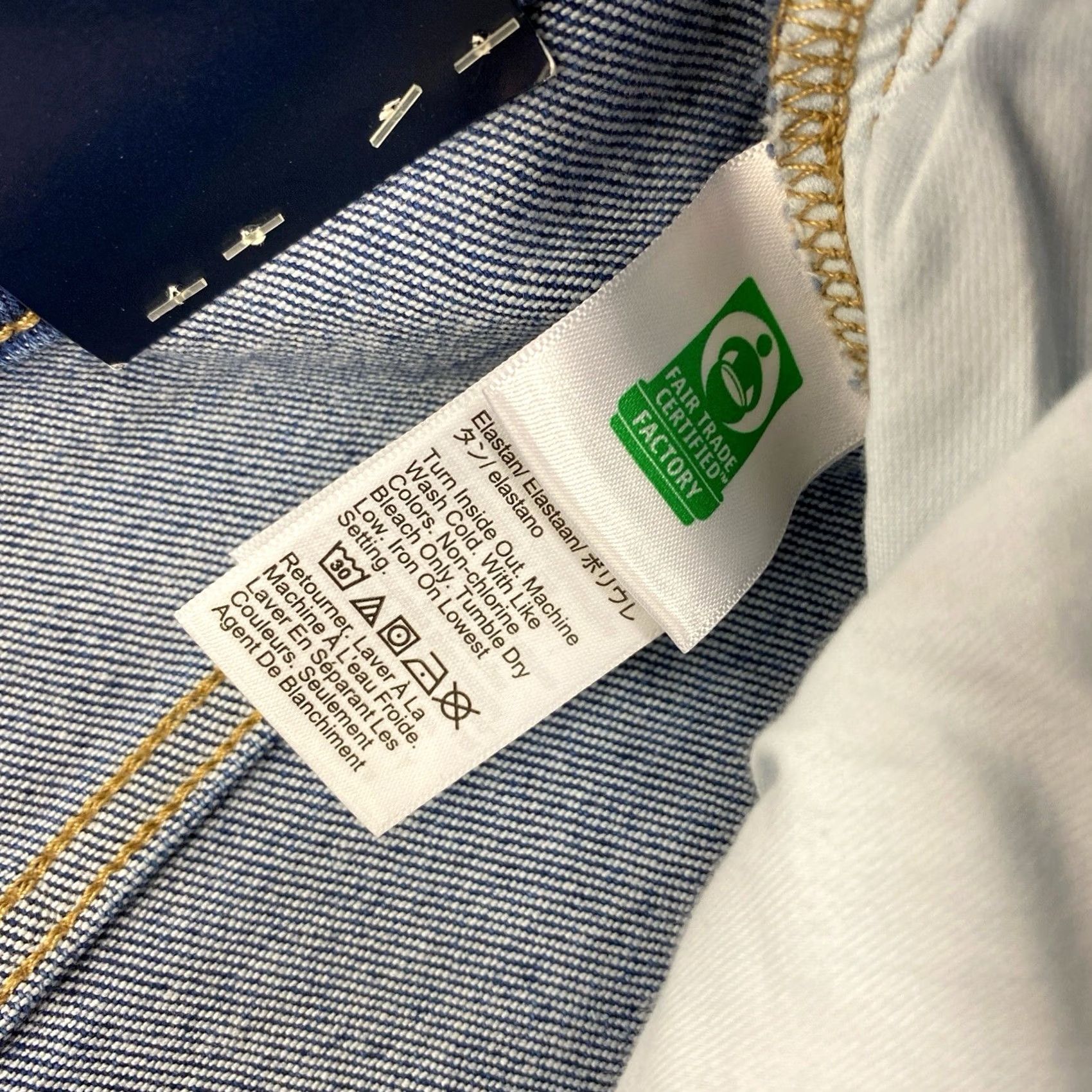 J.Crew J.CREW Jeans Stovepipe Straight Stretch 34 New With Tags Blue 5-Pocket Womens Inseam 28 NY? Size 24" / US 00 / IT 34 - 5 Thumbnail