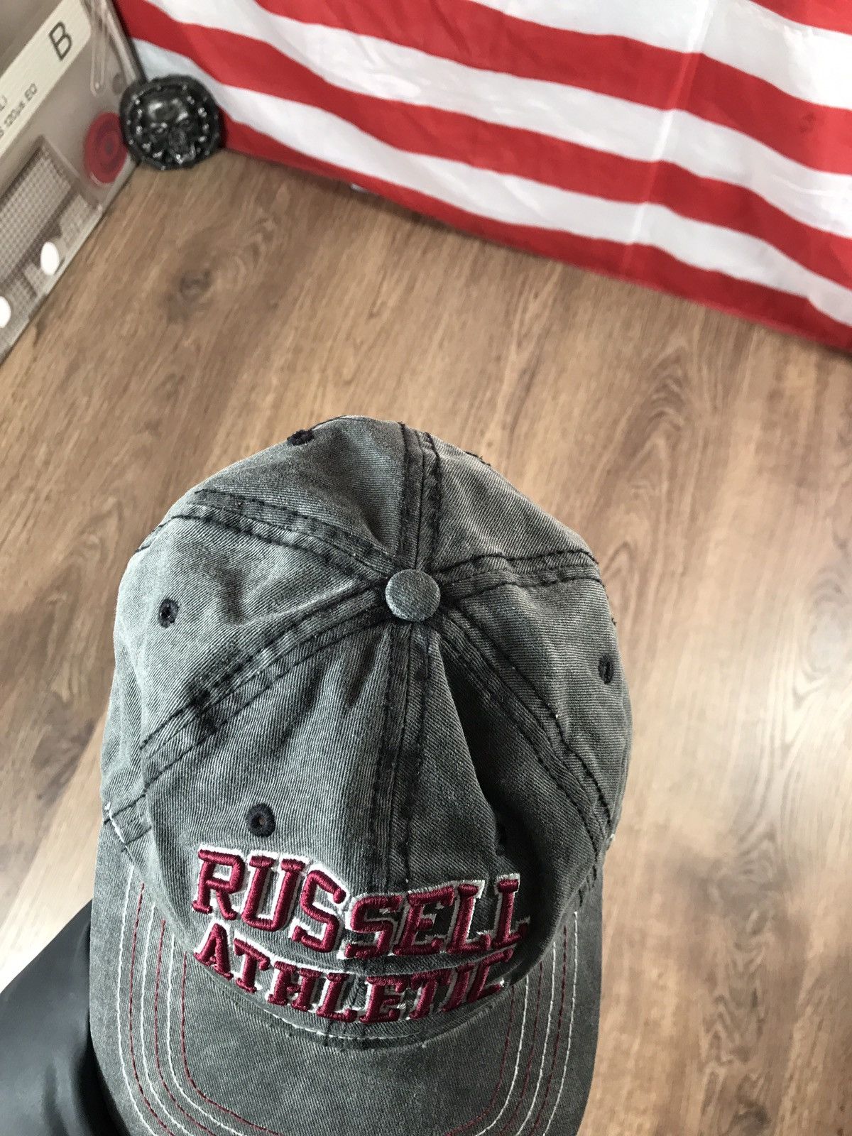 Russell Athletic × Vintage Vintage Russel Athletic Logo Cap Size ONE SIZE - 5 Thumbnail