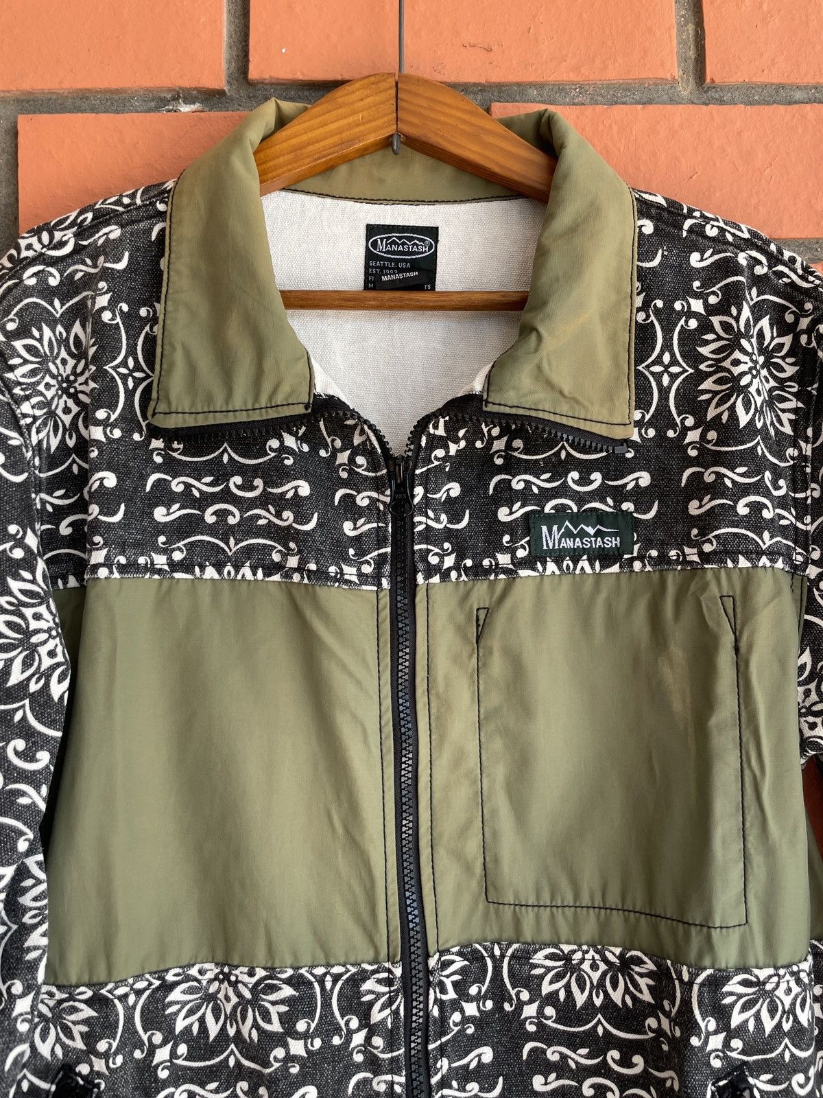 Hoodlamb Manatash Seattle 1993 Floral pop-Art Abstract Hemp Jacket Size US S / EU 44-46 / 1 - 6 Thumbnail