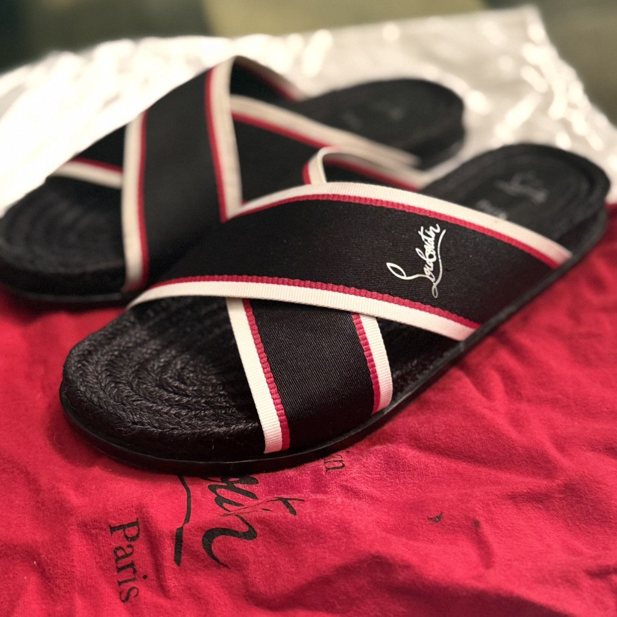 Christian Louboutin Christian Louboutin Hot Cross Bizz slides Size US 8 / EU 41 - 5 Thumbnail