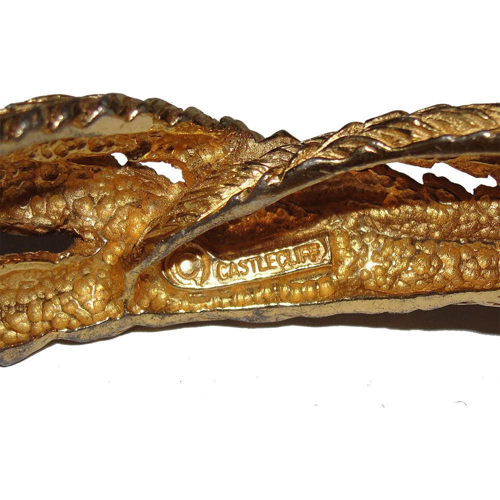 Designer Castlecliff Interlocking Feather Bangle Size ONE SIZE - 3 Thumbnail