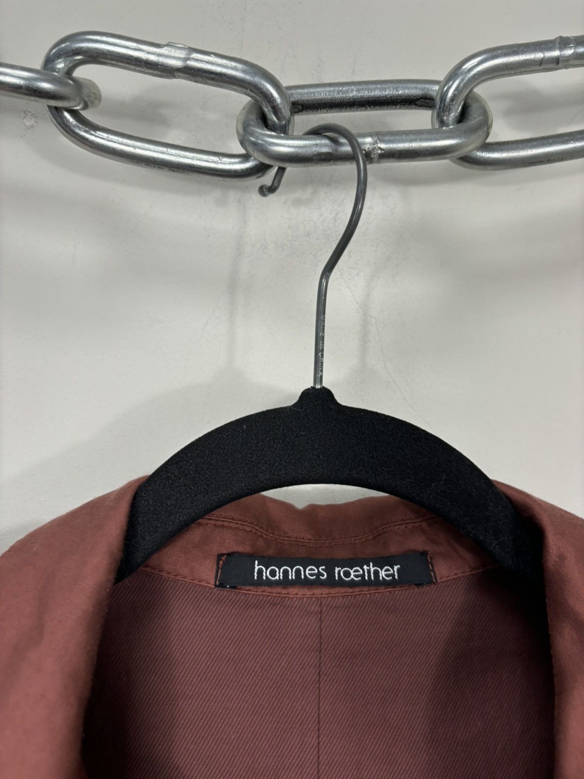 hannes roether Hannes Roether NEW Rust Cotton Linen Luxury Blazer Jacket Size M / US 6-8 / IT 42-44 - 13 Thumbnail