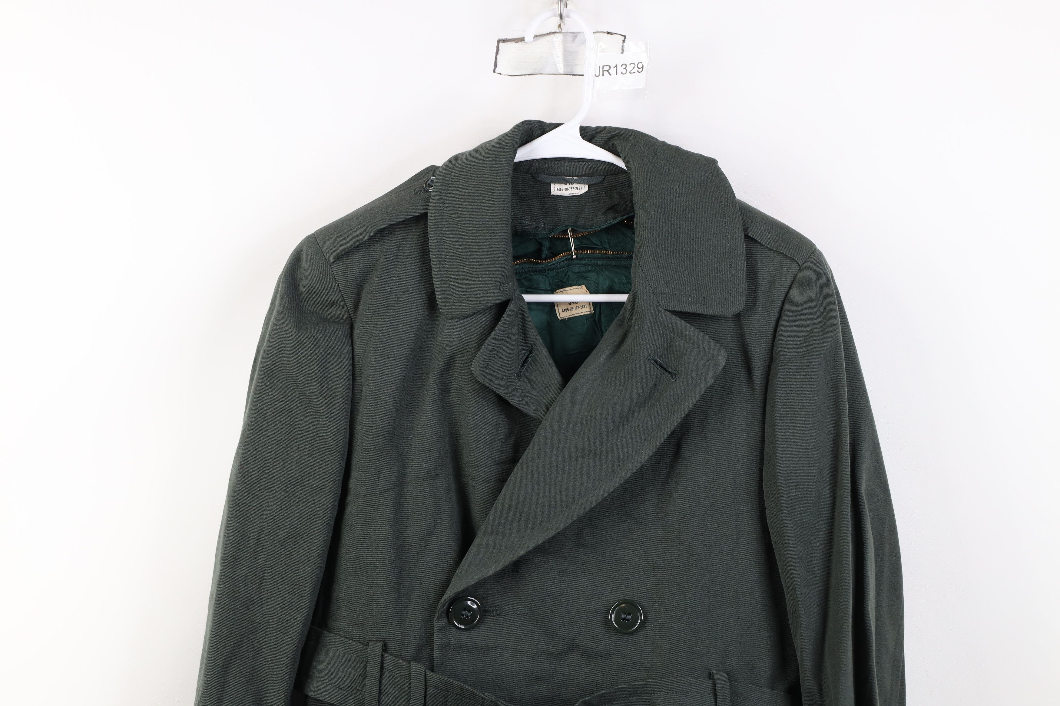 Vintage Vintage 70s Vietnam War Gabardine Overcoat with Liner AG44 Size US M / EU 48-50 / 2 - 2 Thumbnail