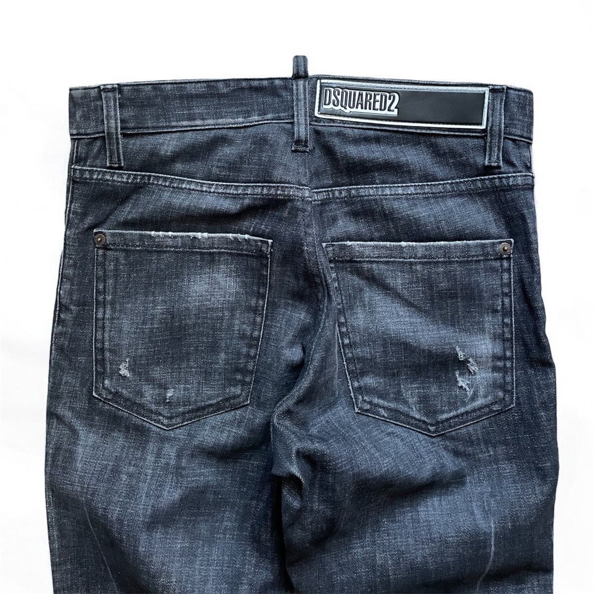 Dsquared2 × Japanese Brand × Vintage DSQUARED2 BLACK JEANS Size US 30 / EU 46 - 4 Thumbnail