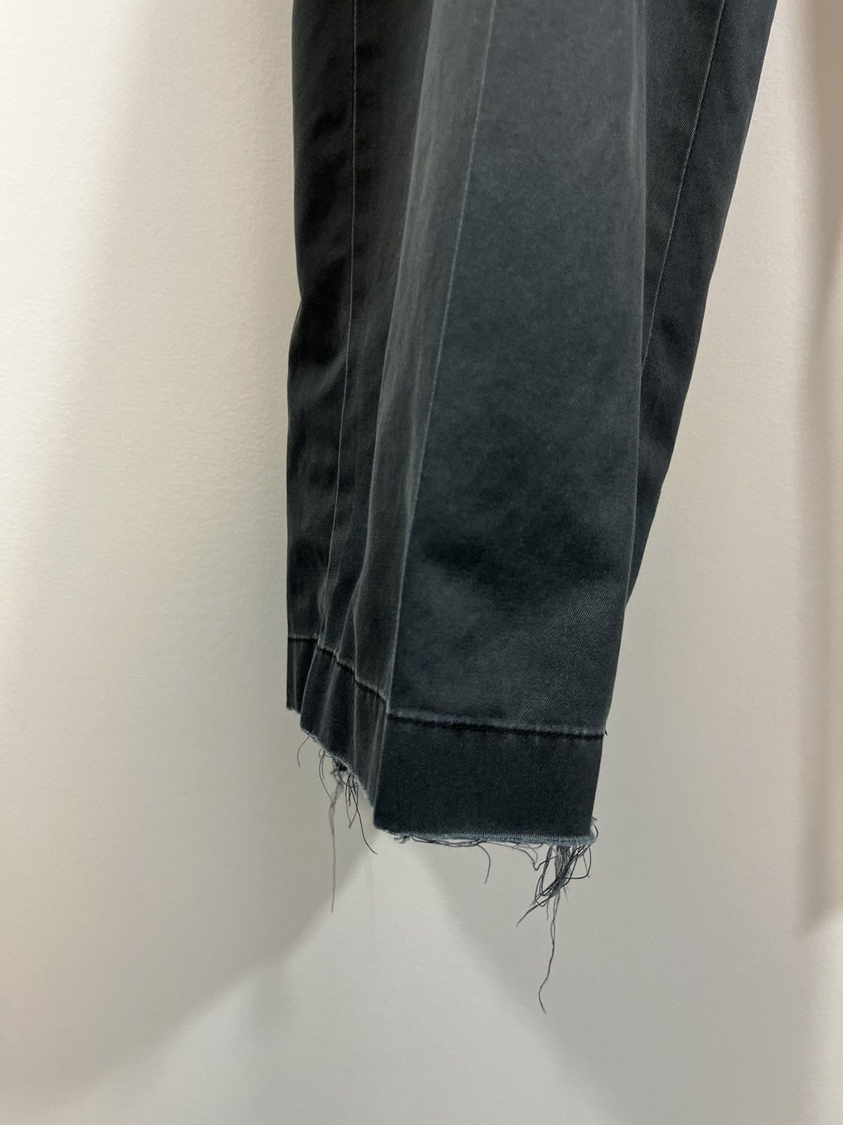 Vintage Thrashed Faded Blank Raw Hem Basic Pants Size US 36 / EU 52 - 9 Thumbnail