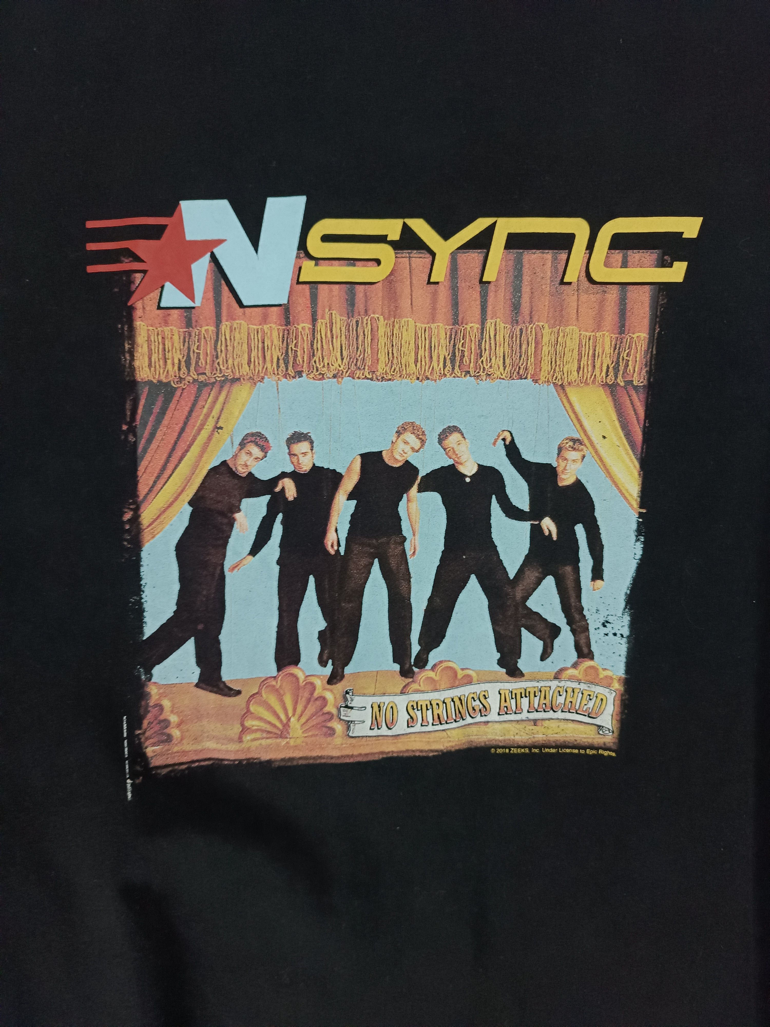 Band Tees VINTAGE NSYNC NO STRINGS ATTACHED backstreet otown take that Size US L / EU 52-54 / 3 - 10 Thumbnail