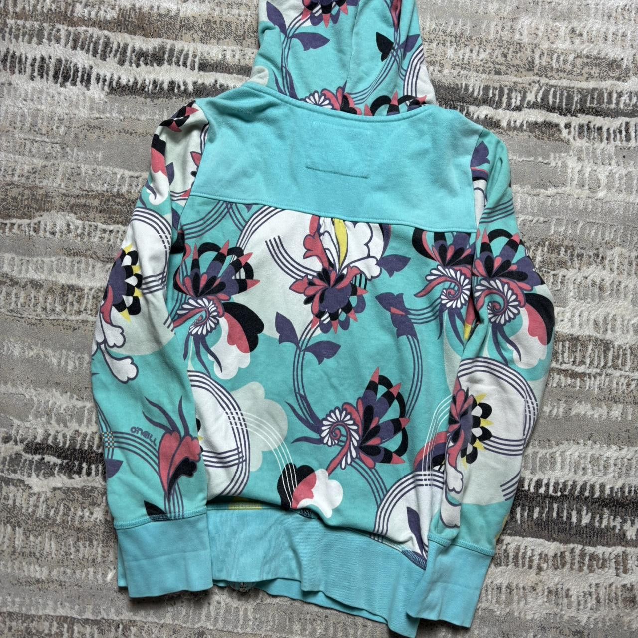 O'Neill 00s O'Neill Graphic Hoodie Cyan S Size US S / EU 44-46 / 1 - 6 Thumbnail