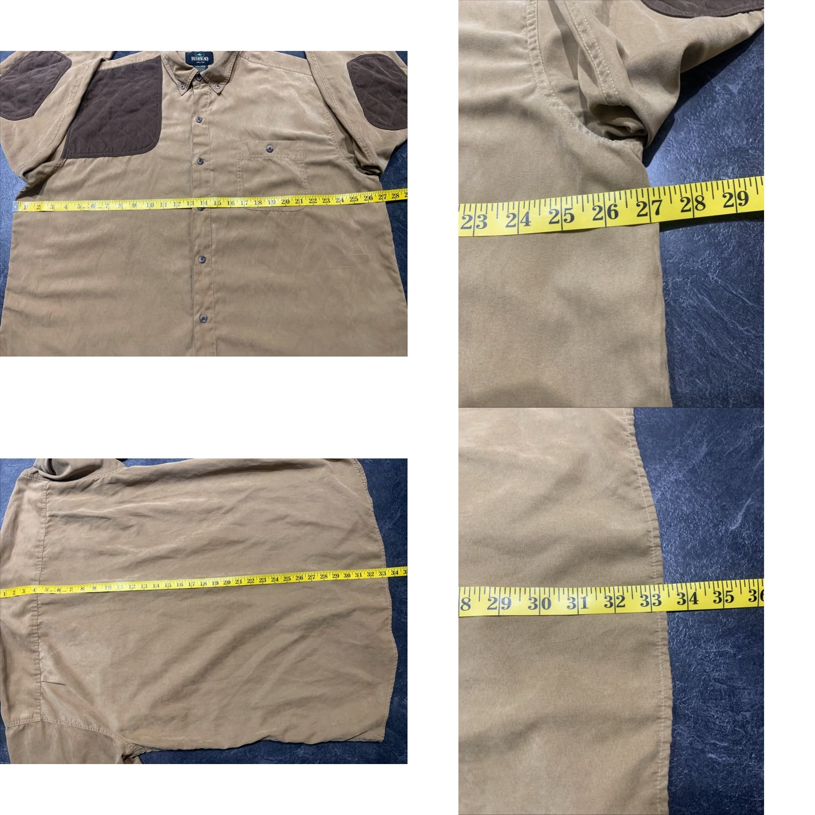 Vintage RedHead Men's XL Padded Canvas Hunting Shirt Button-Up Long Sleeve Brown Casual Outdoors Size US XL / EU 56 / 4 - 8 Thumbnail