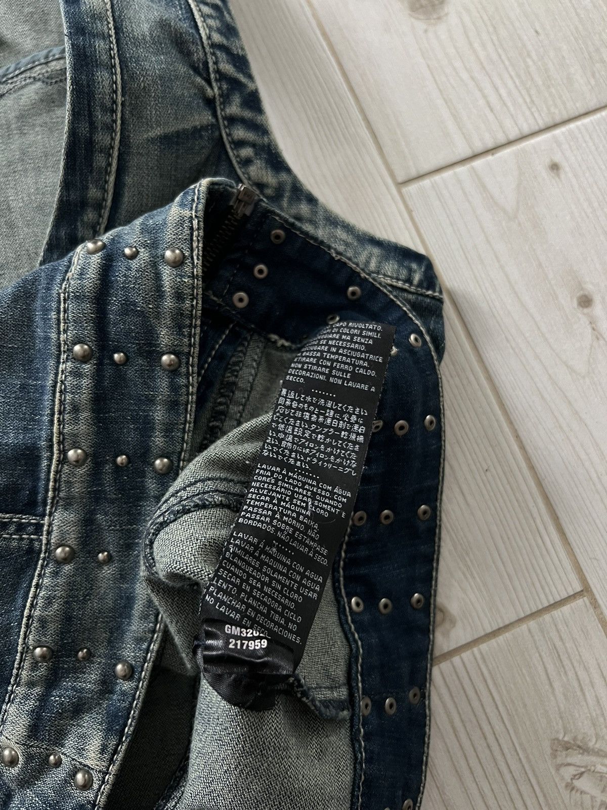 Harley Davidson Y2K Harley Davidson Vest Women's Embellished Denim Grunge Size M / US 6-8 / IT 42-44 - 17 Thumbnail