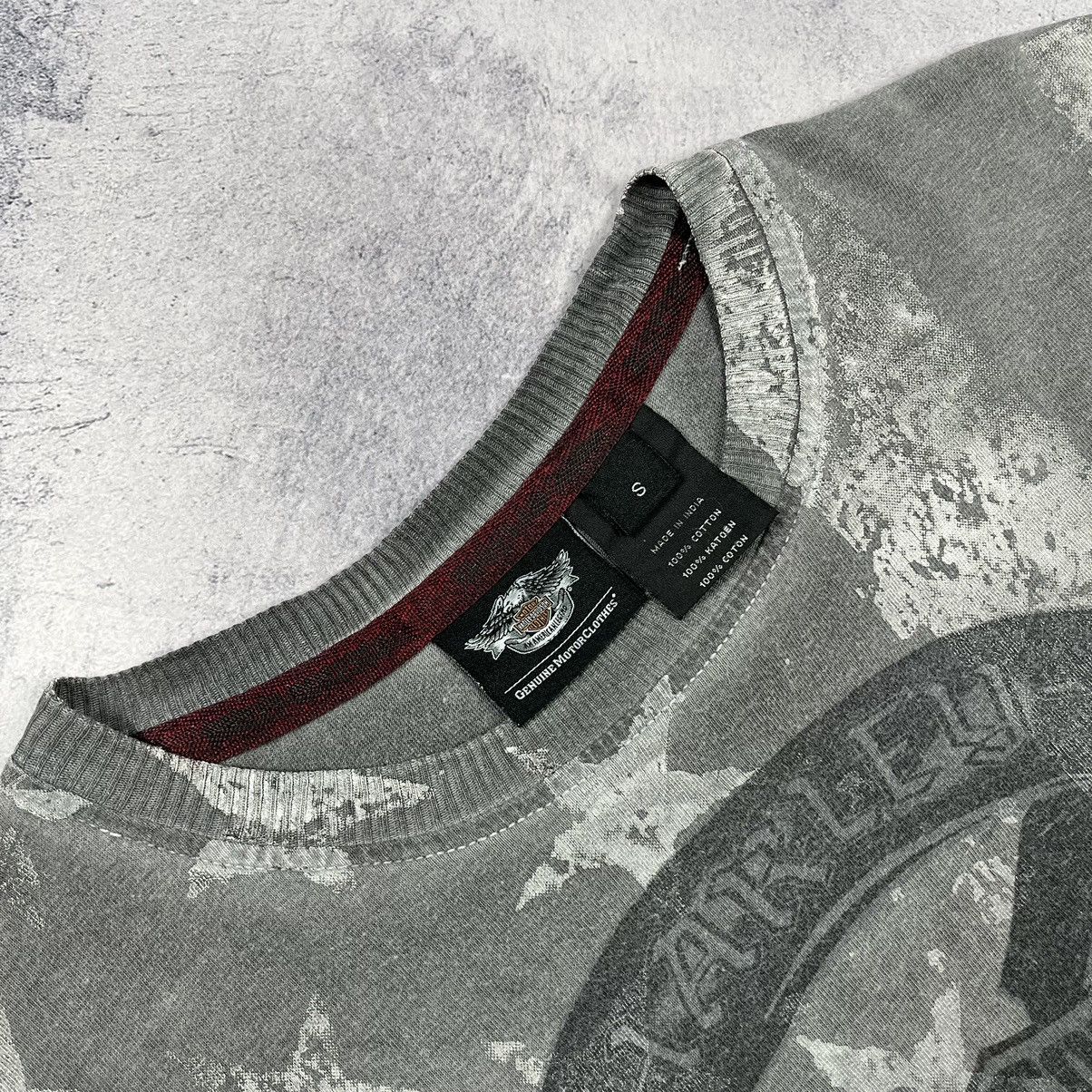 Harley Davidson Vintage Harley Davidson USA Flag Affliction style tee 90’s Size US S / EU 44-46 / 1 - 8 Thumbnail