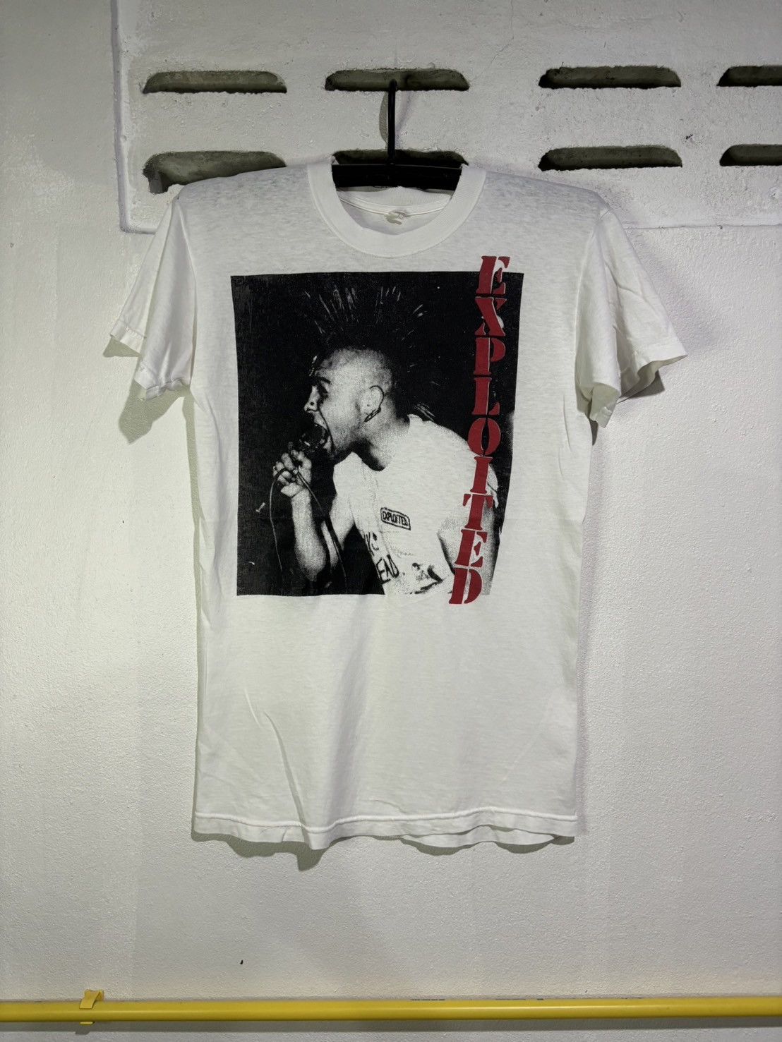 image of Band Tees x Tee Shirt The Exploited in White, Men's (Size XS)