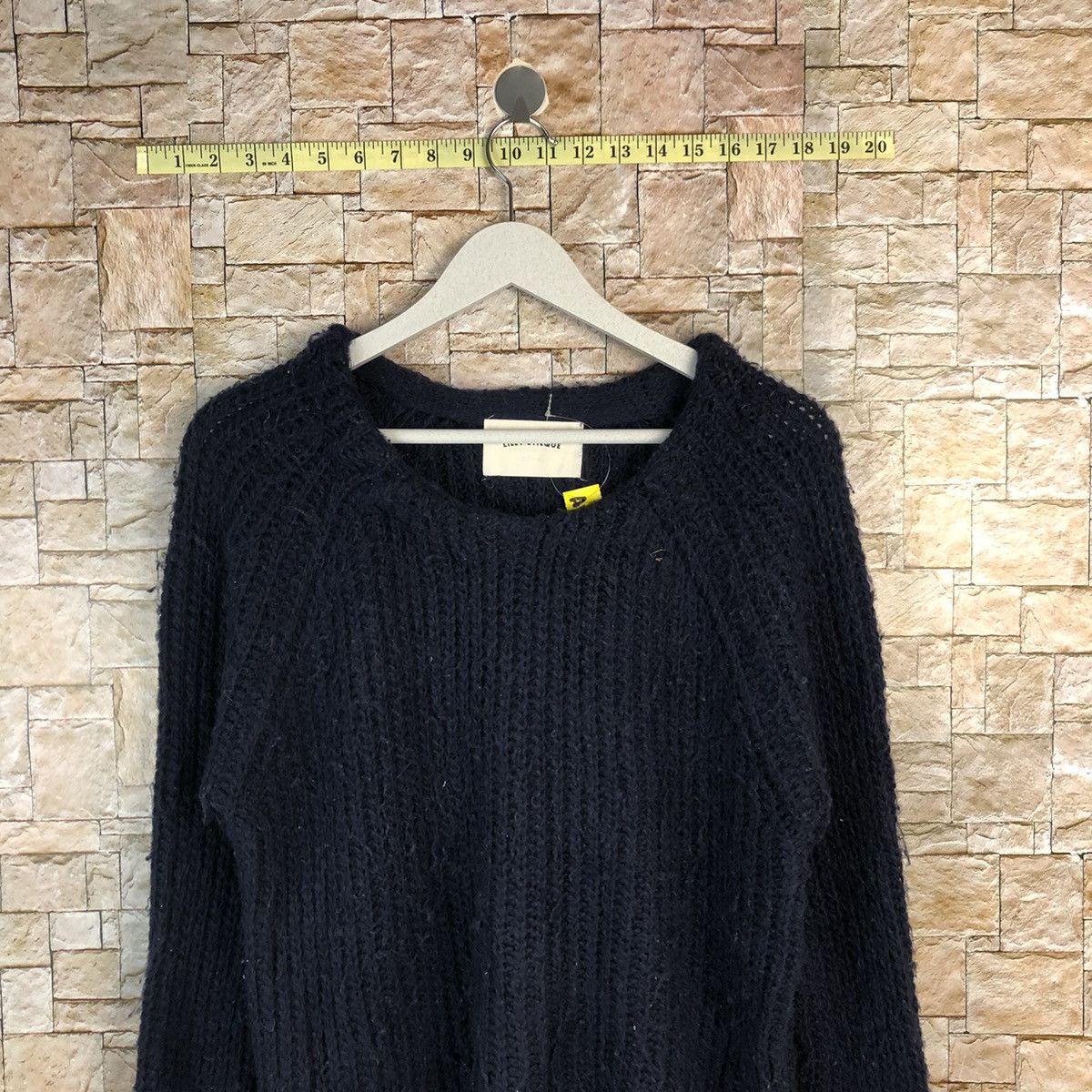 Homespun Knitwear × Japanese Brand Lilly Lyn Dark Blue Knitwear #A1069 Size M / US 6-8 / IT 42-44 - 2 Thumbnail