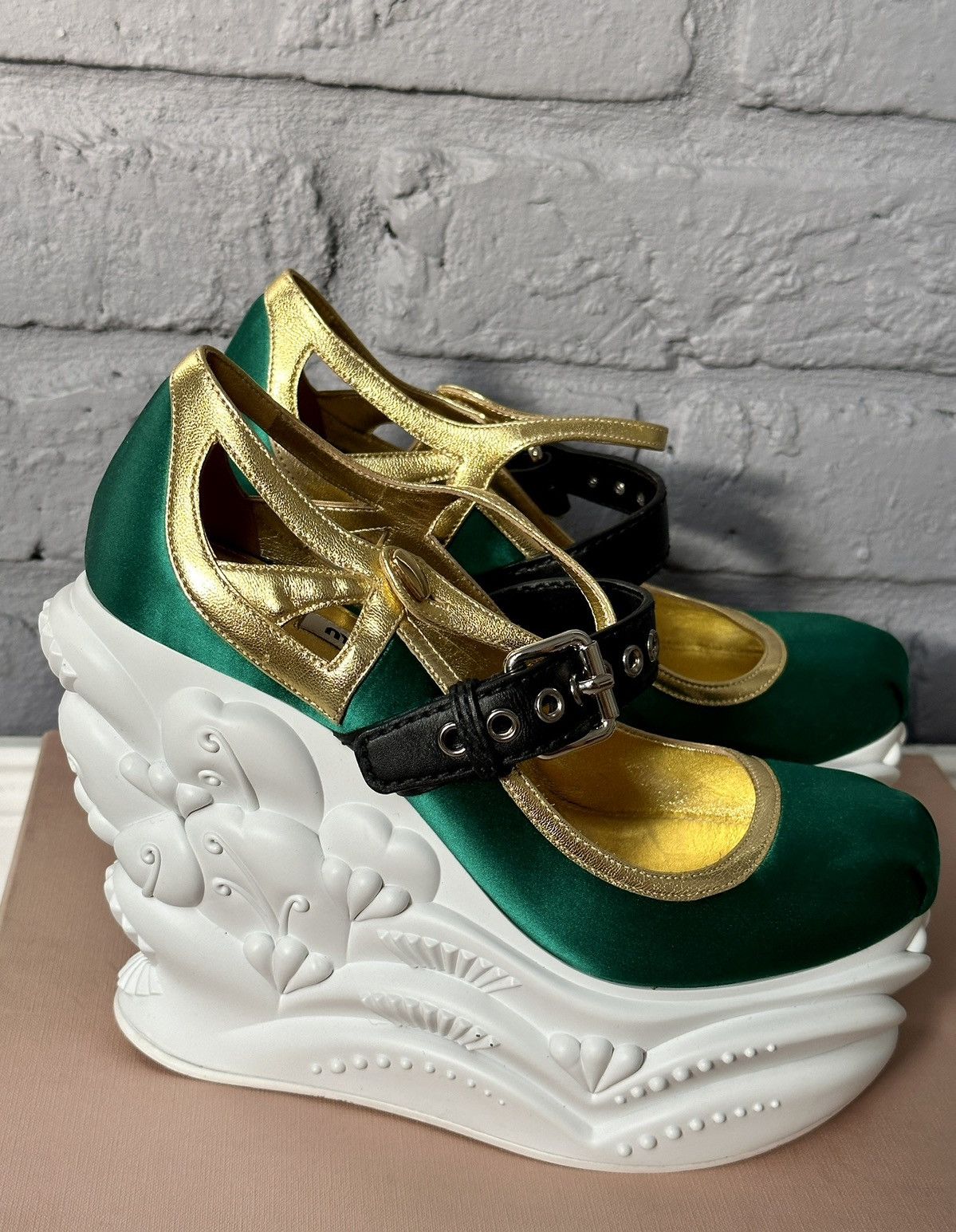 Miu Miu Miu miu runway fairy ballet heels Size US 7 / IT 37 - 3 Thumbnail