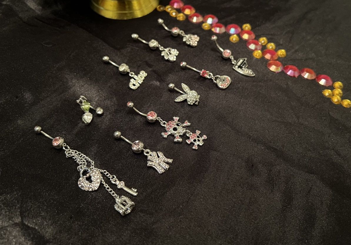 Other 10 Piece Belly Button Rings Size ONE SIZE - 5 Thumbnail