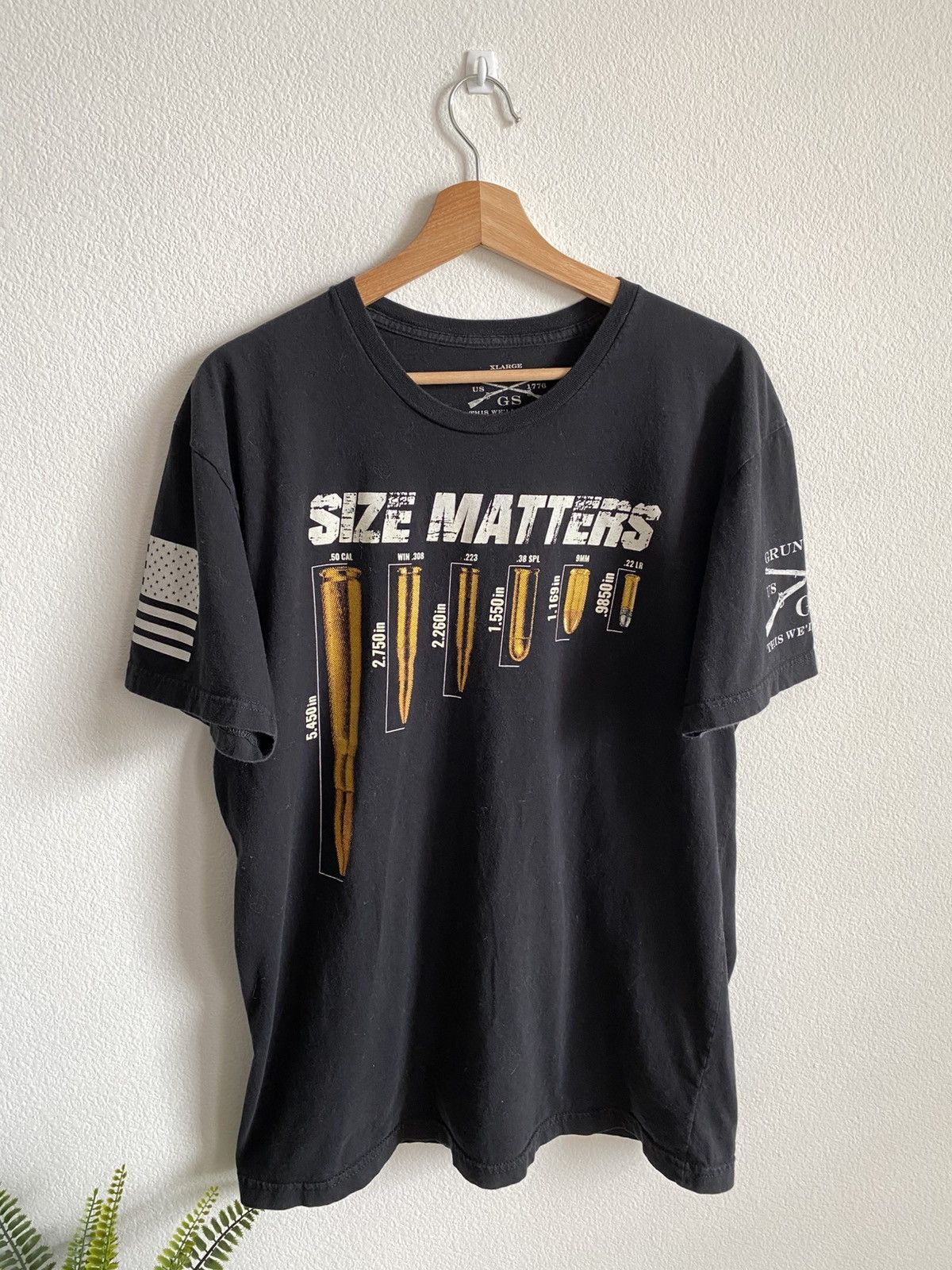 Other Bullet Size Matters Gun Tee Size US XL / EU 56 / 4 - 1 Thumbnail