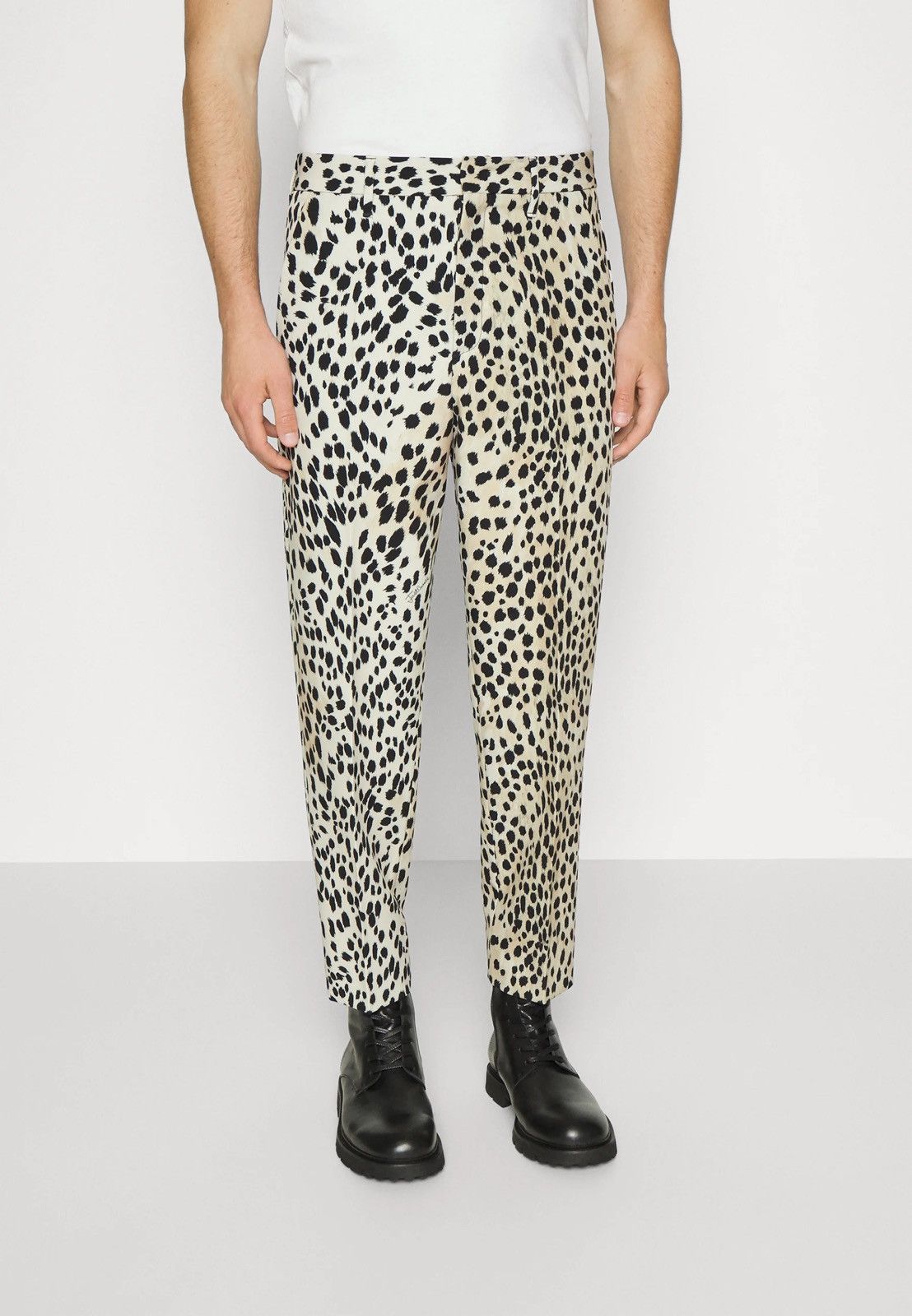 Just Cavalli !DS! FW22 Just Cavalli Leopard Print Natural Casual Pants Size US 32 / EU 48 - 3 Thumbnail