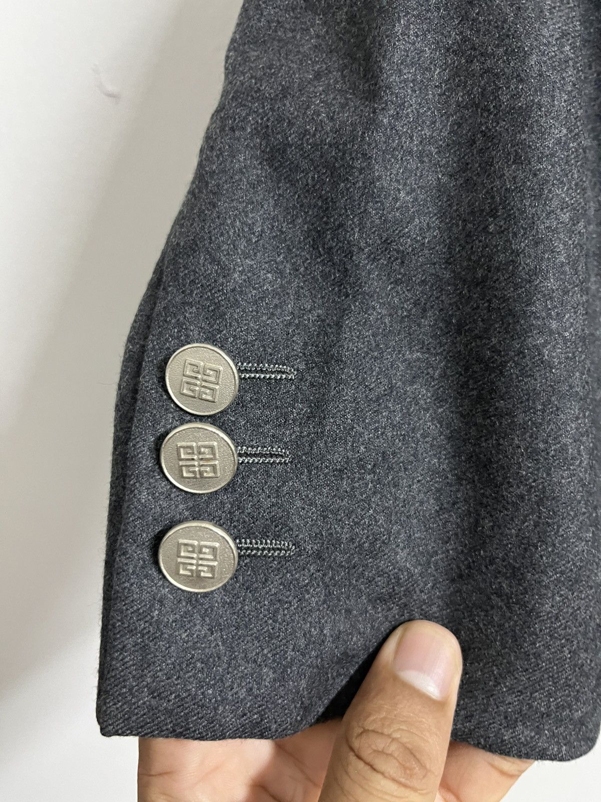 Givenchy 💥Authentic Vintage Givenchy Double Breasted Wool Blazers Size US M / EU 48-50 / 2 - 11 Thumbnail