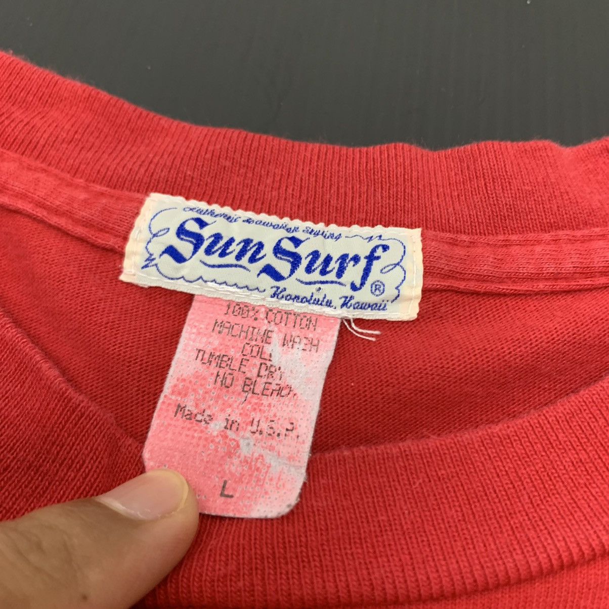 Sun Surf Vintage 90s Sun Surf Tiger Japanese Motifs Tshirt Size US L / EU 52-54 / 3 - 6 Thumbnail