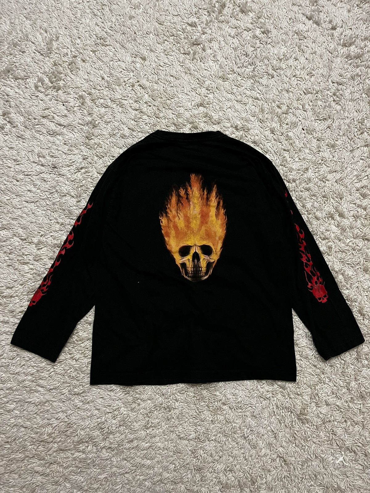 Japanese Brand × Vintage Vintage Long Sleeve Spiral Big Logo Skeletons Size US L / EU 52-54 / 3 - 5 Thumbnail