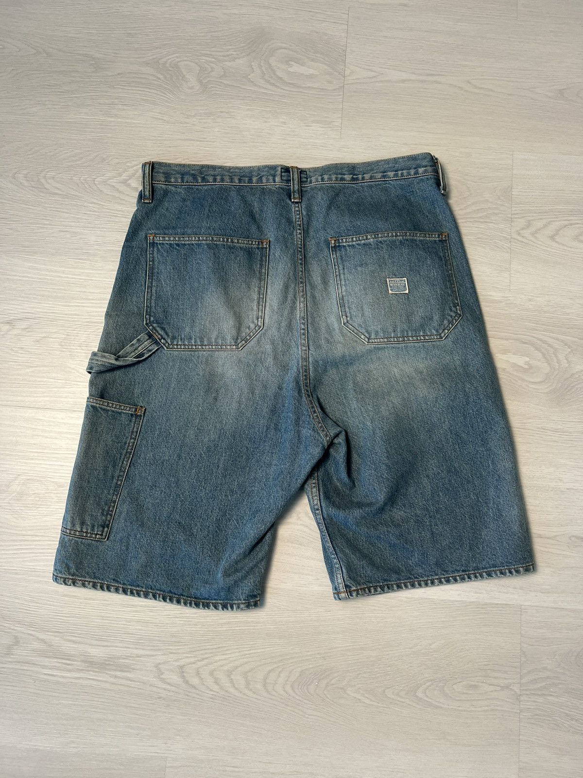 Kapital Kapital Double Knee Studded Jean Shorts Indigo Size US 36 / EU 52 - 3 Thumbnail