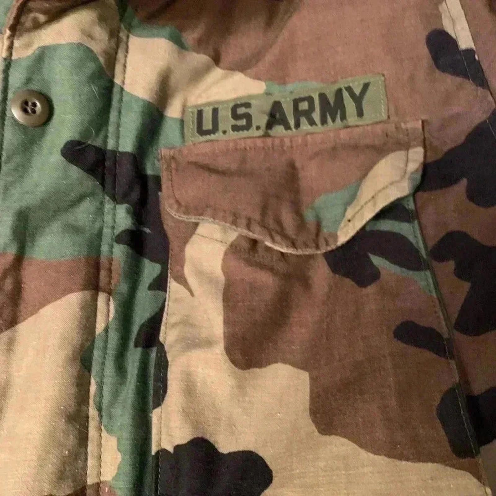 Designer Army jacket thick warm Size US S / EU 44-46 / 1 - 3 Thumbnail