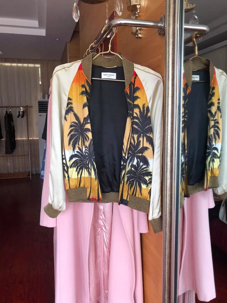 Saint Laurent Paris Saint Laurent Paris YSL Baseball Jacket Size US S / EU 44-46 / 1 - 1 Thumbnail