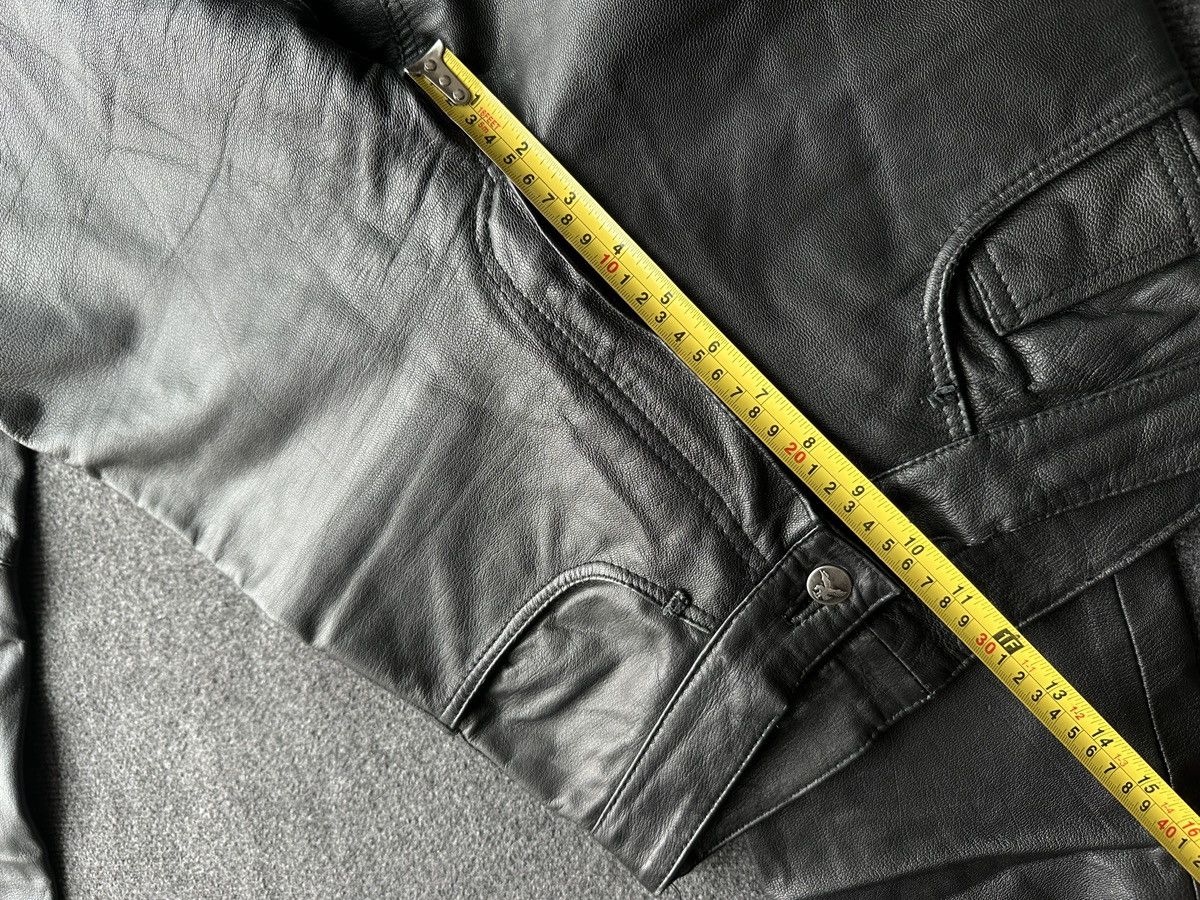 Apollo APOLLO 🚨SWISS DESIGN leather pants motorcycles LUXURY Y2K Size 27" / US 4 / IT 40 - 23 Thumbnail