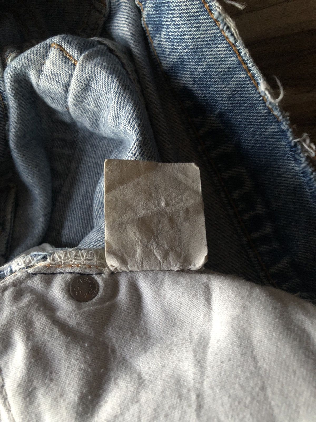 Levi's Vintage 80s Levis 505 USA Distressed Denim Size US 31 - 11 Thumbnail