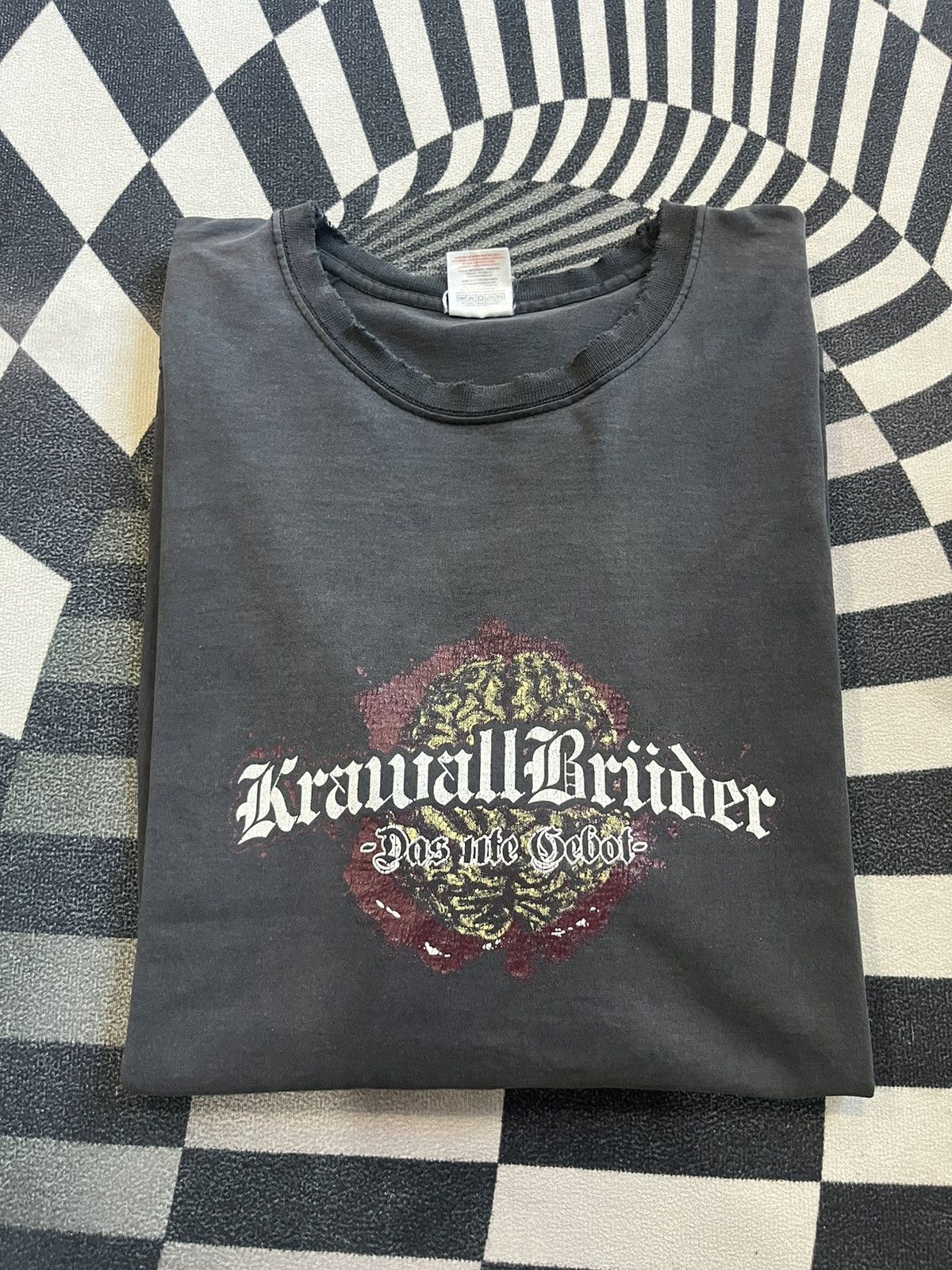 Band Tees Vintage KrawallBruder Das 11te gebot 05’s punk Rock Tshirt Size US XXL / EU 58 / 5 - 1 Thumbnail