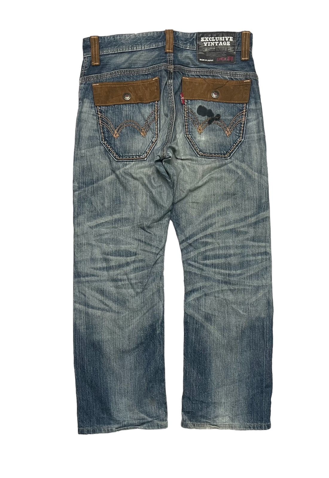Edwin VINTAGE EDWIN EXCLUSIVE VINTAGE DISTRESSED JEANS RARE Size US 34 / EU 50 - 3 Thumbnail